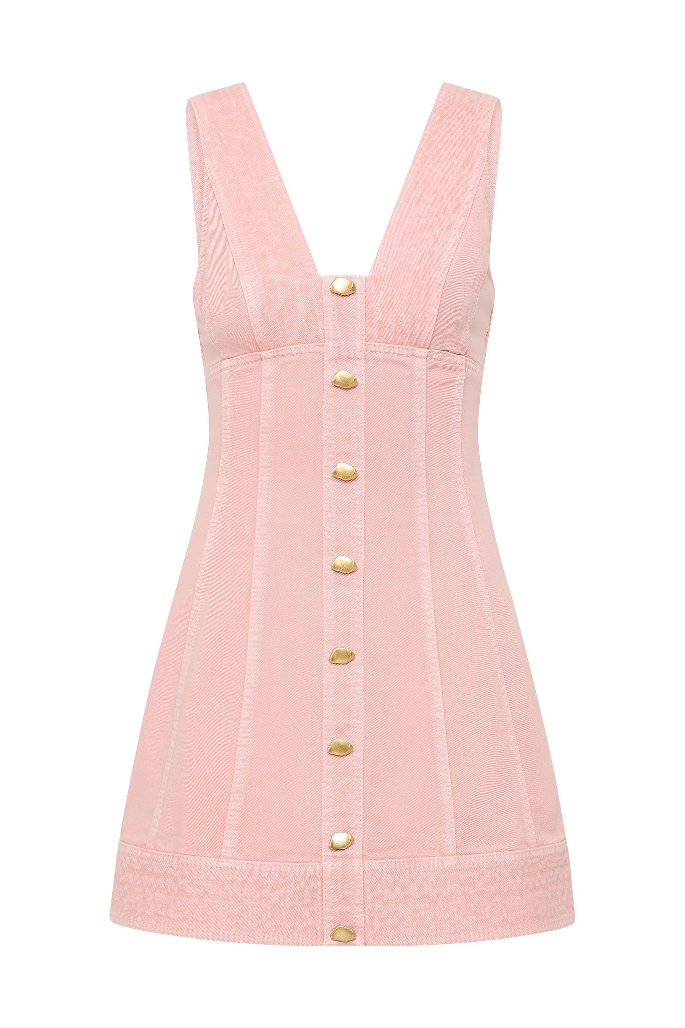 Ayden Denim Mini Dress | Blush Wash | Aje Aje International Ayden Denim Mini Dress | Blush Wash | Aje Aje International