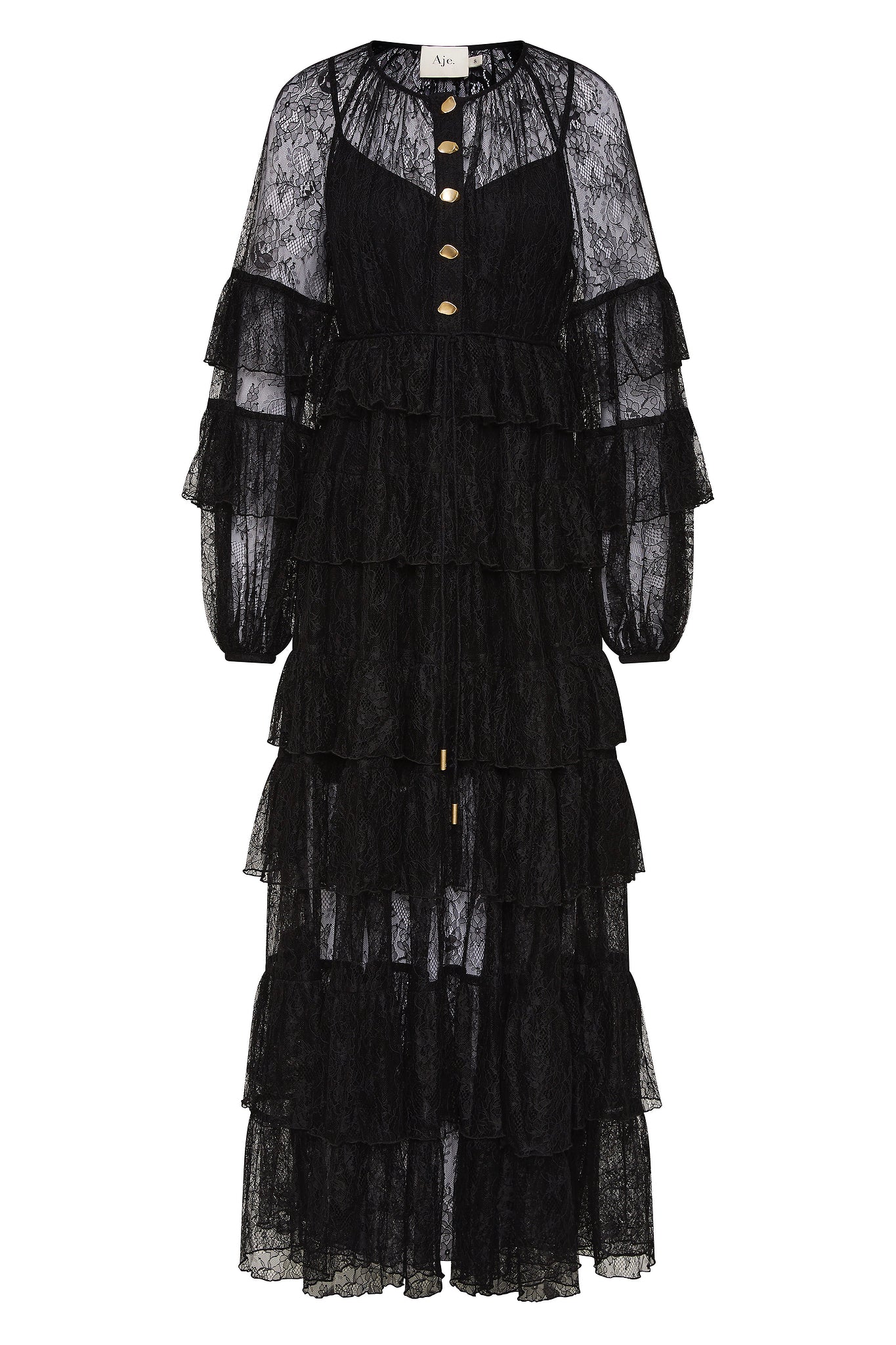 Primrose Maxi Dress-BLACK / 8 Primrose Maxi Dress-BLACK / 8