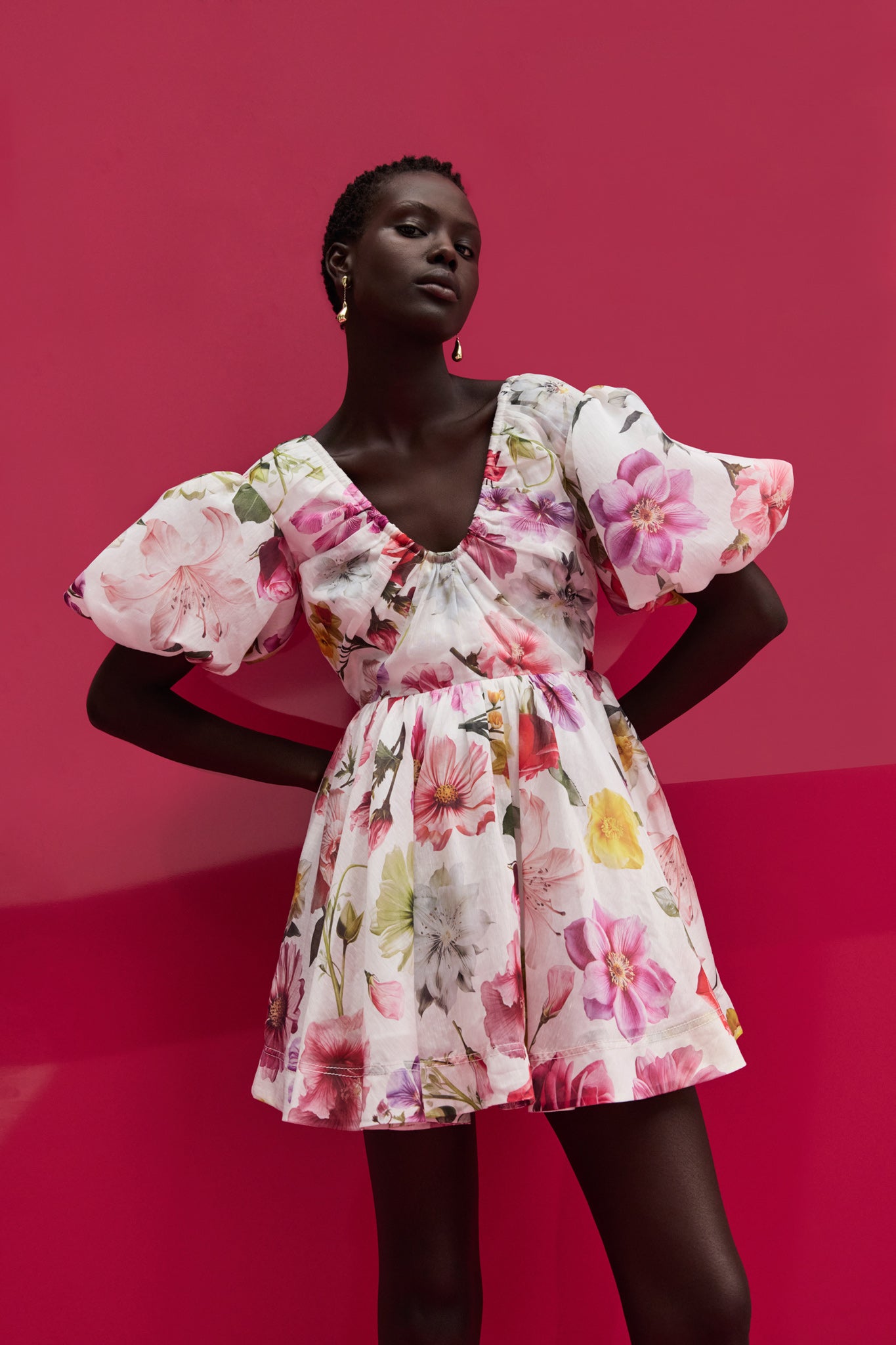 Fleur Mini Dress | Collage Floral