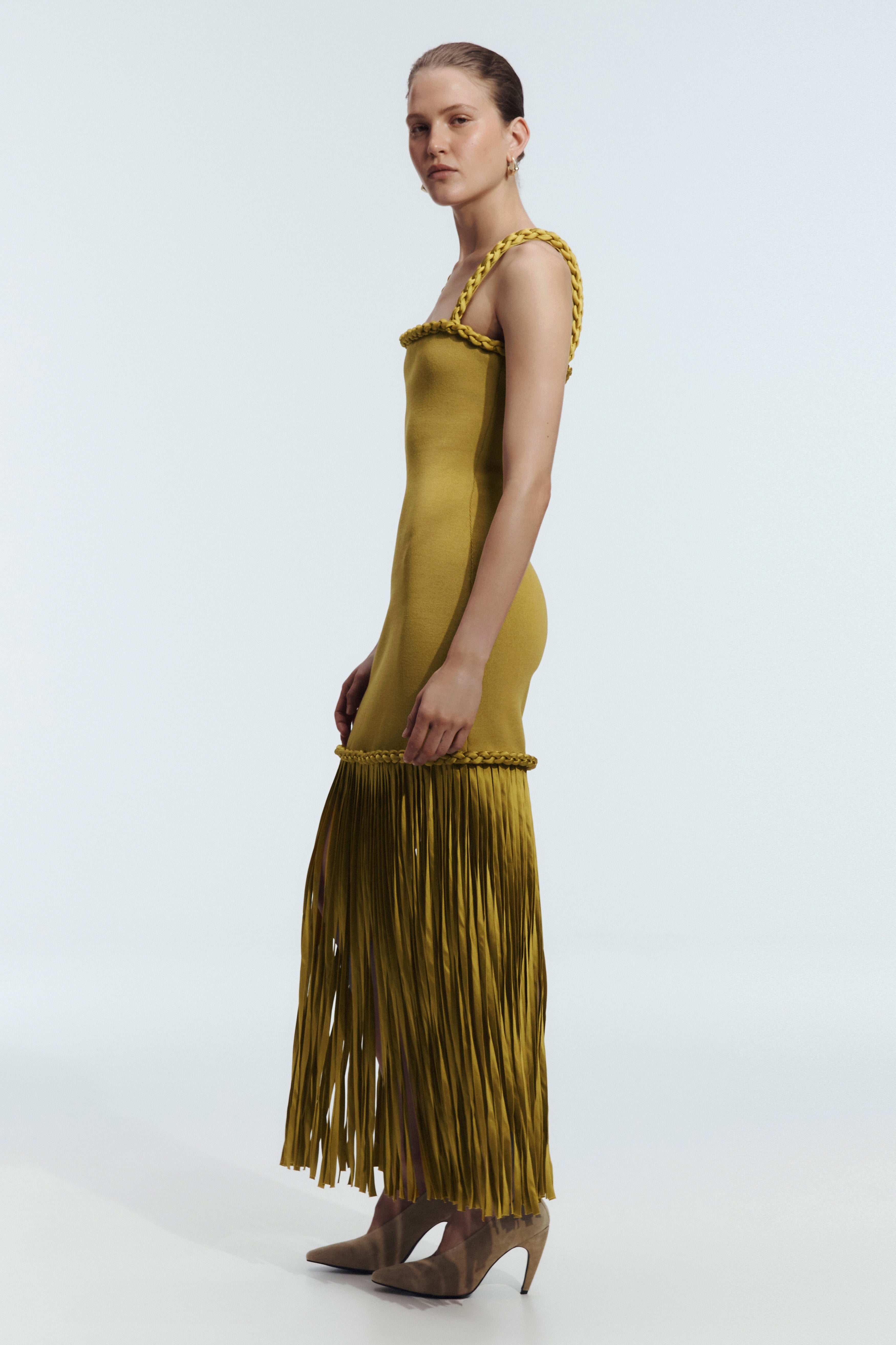 Ribiona Knit Midi Dress