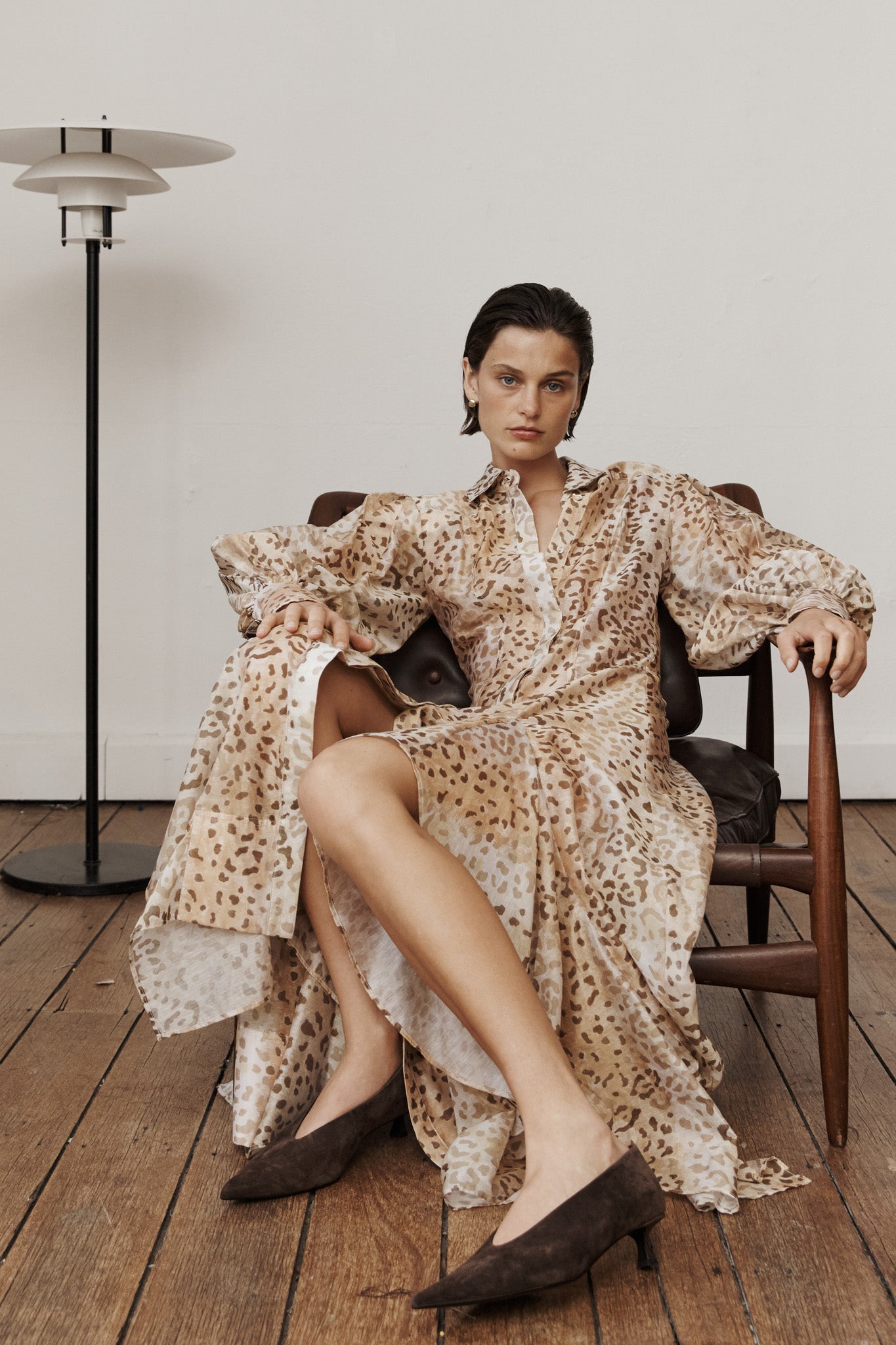 Caelia Midi Shirt Dress