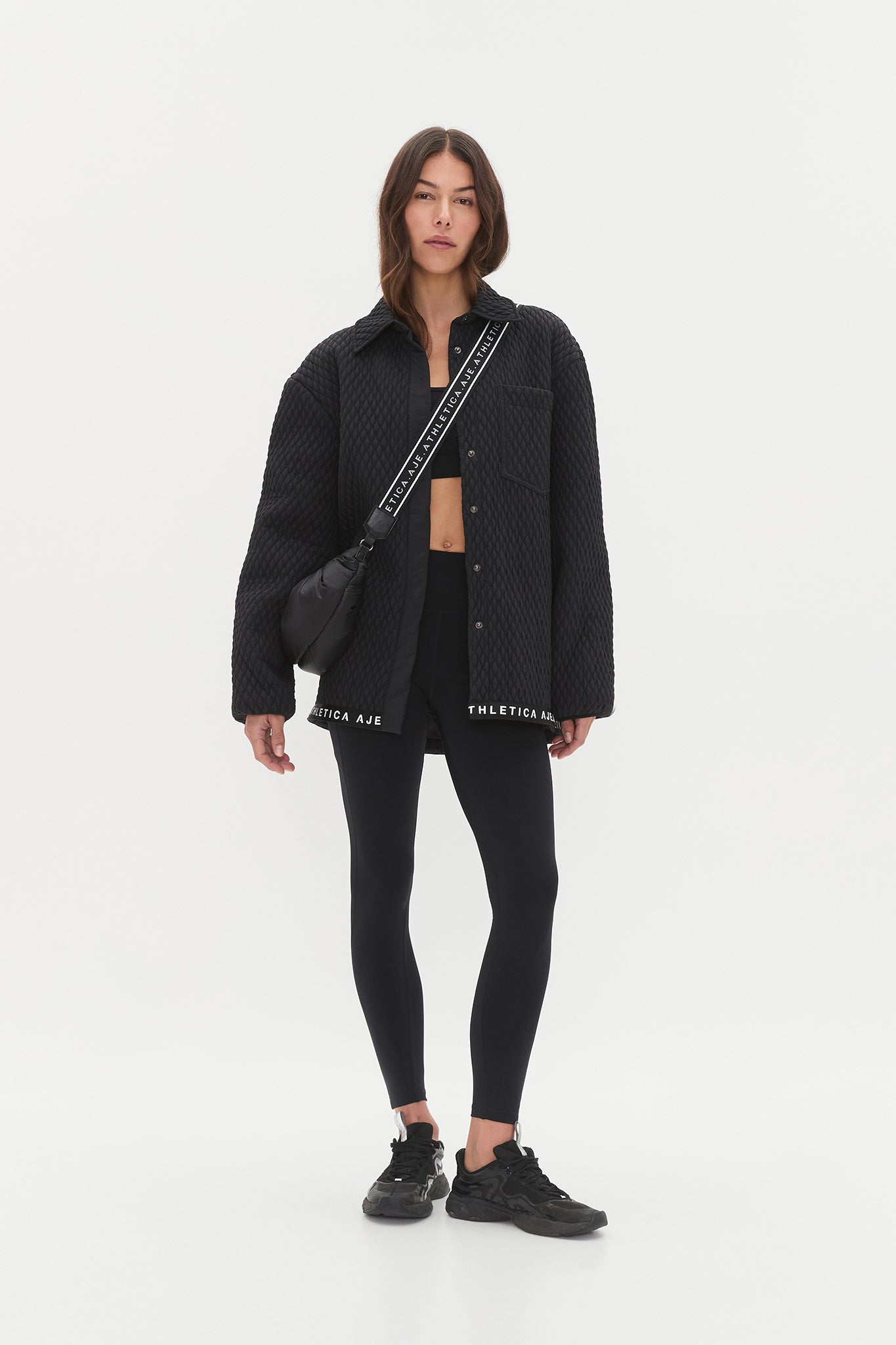 Quilted Logotape Shirt 406