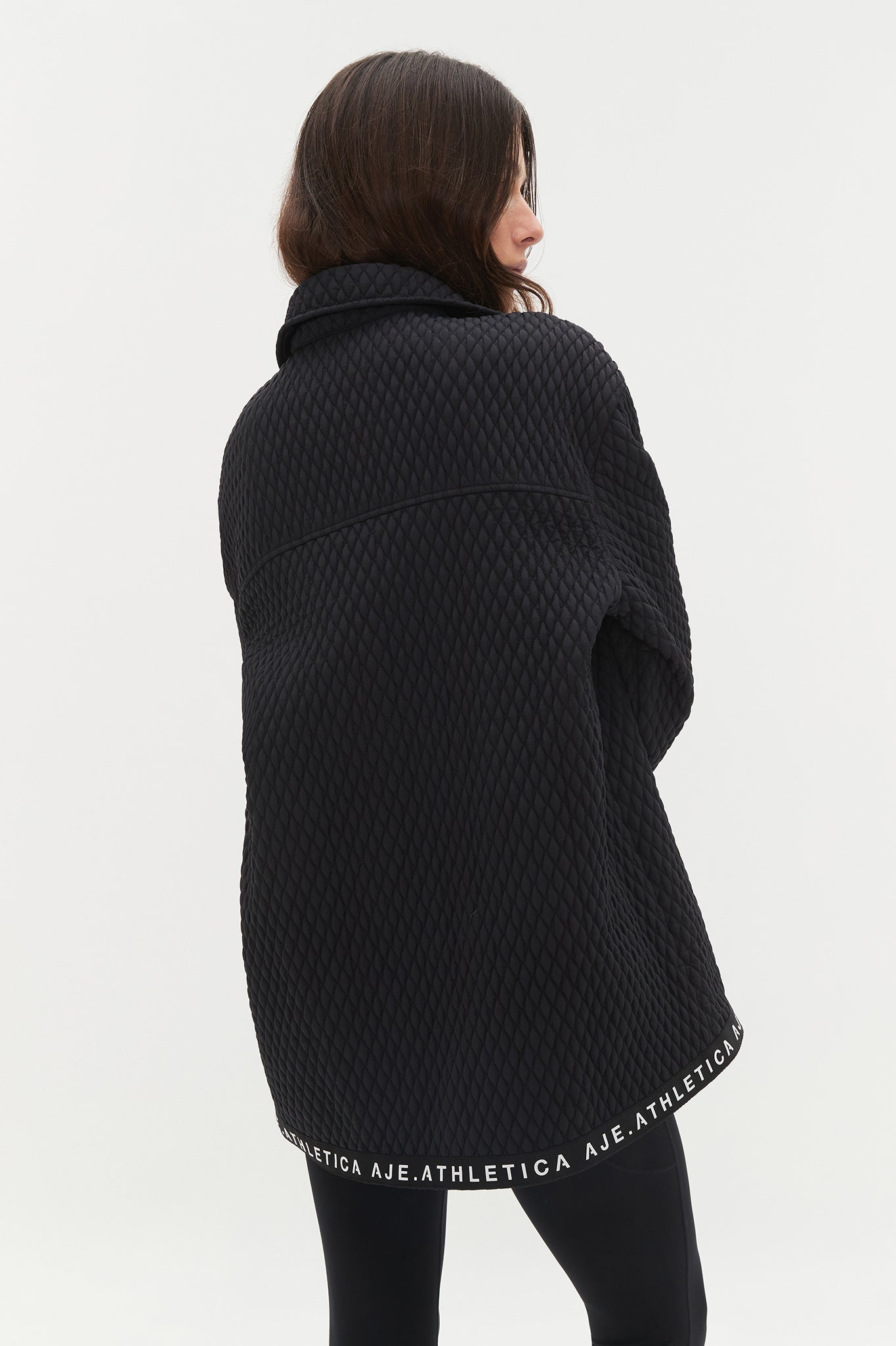 Quilted Logotape Shirt 406