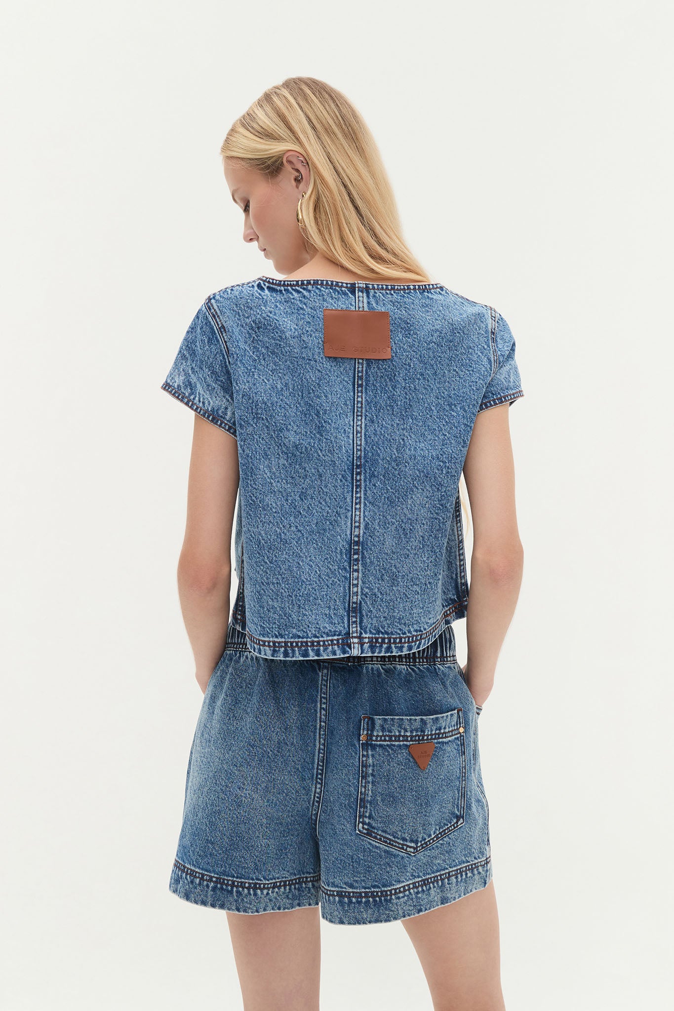 Blues Denim Cargo Top
