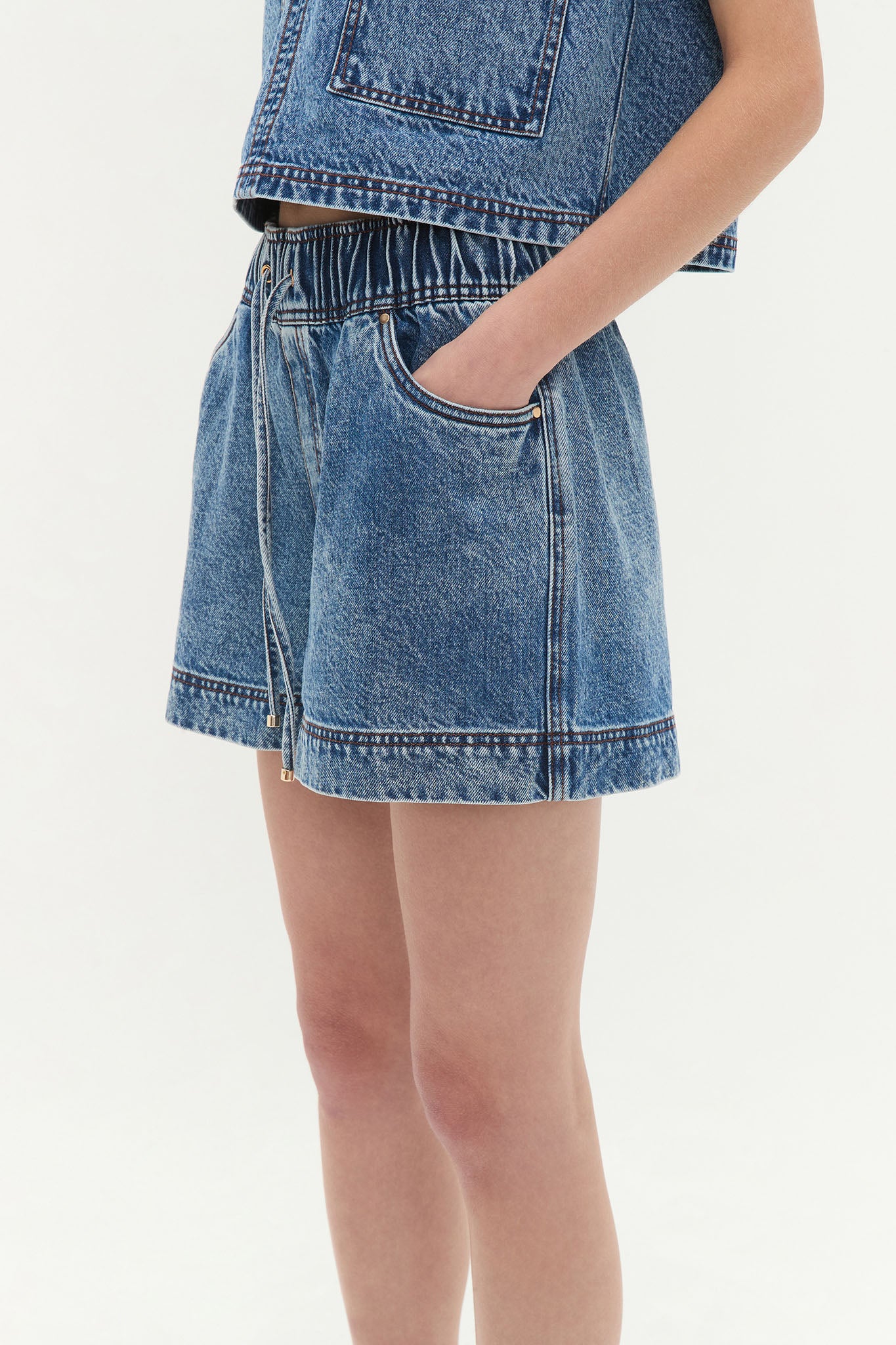 Blues Denim Shorts