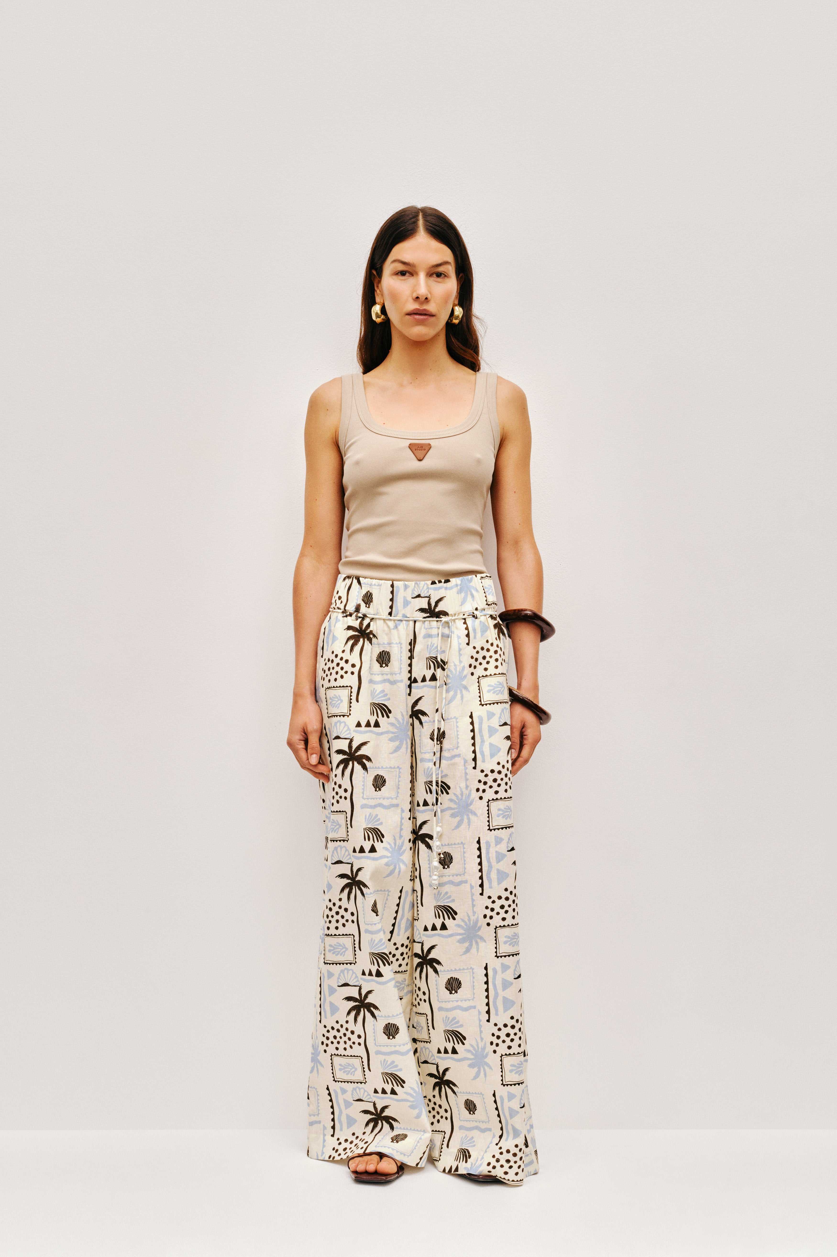 Dessie Belted Relaxed Pant