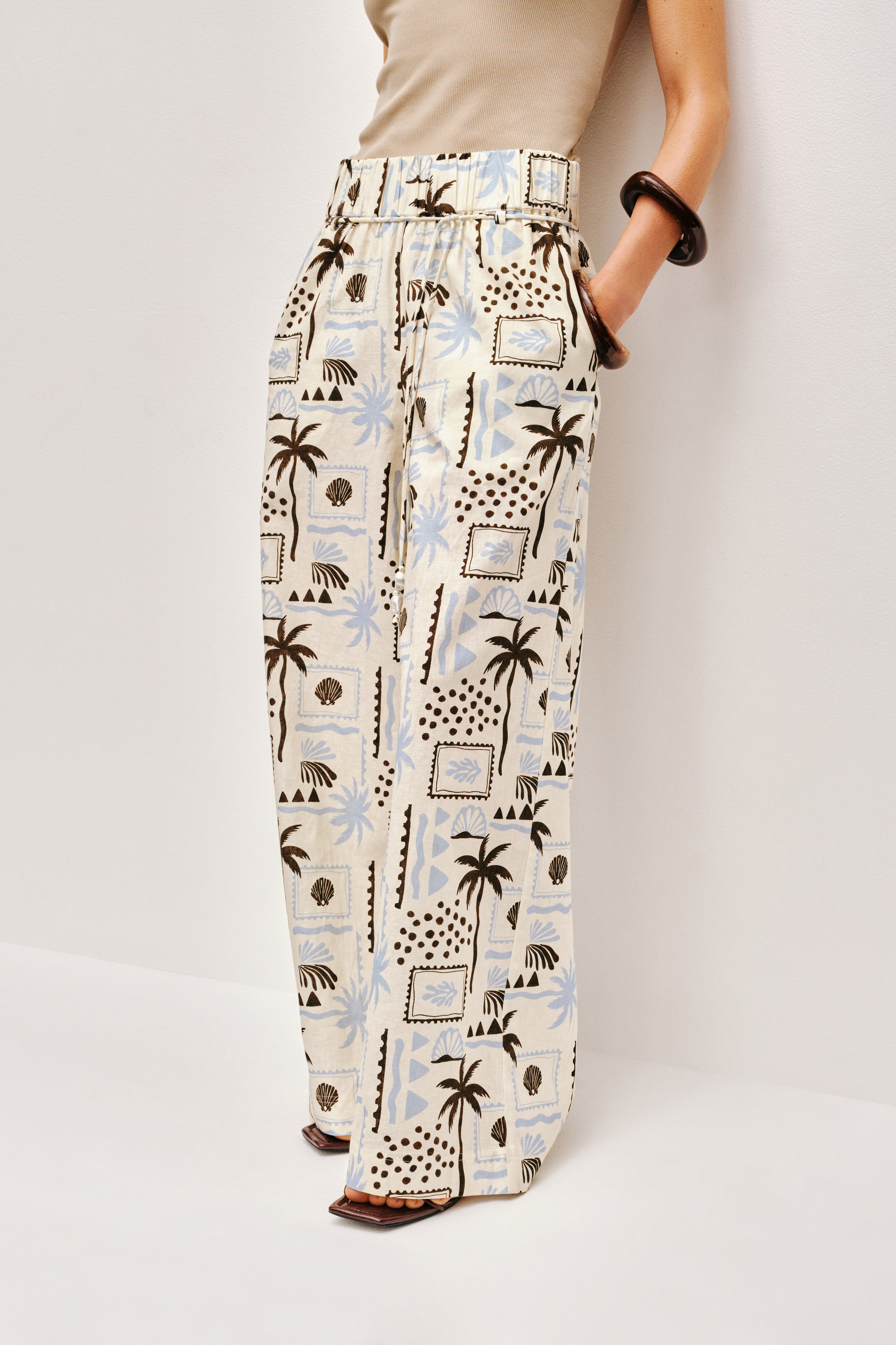 Dessie Belted Relaxed Pant