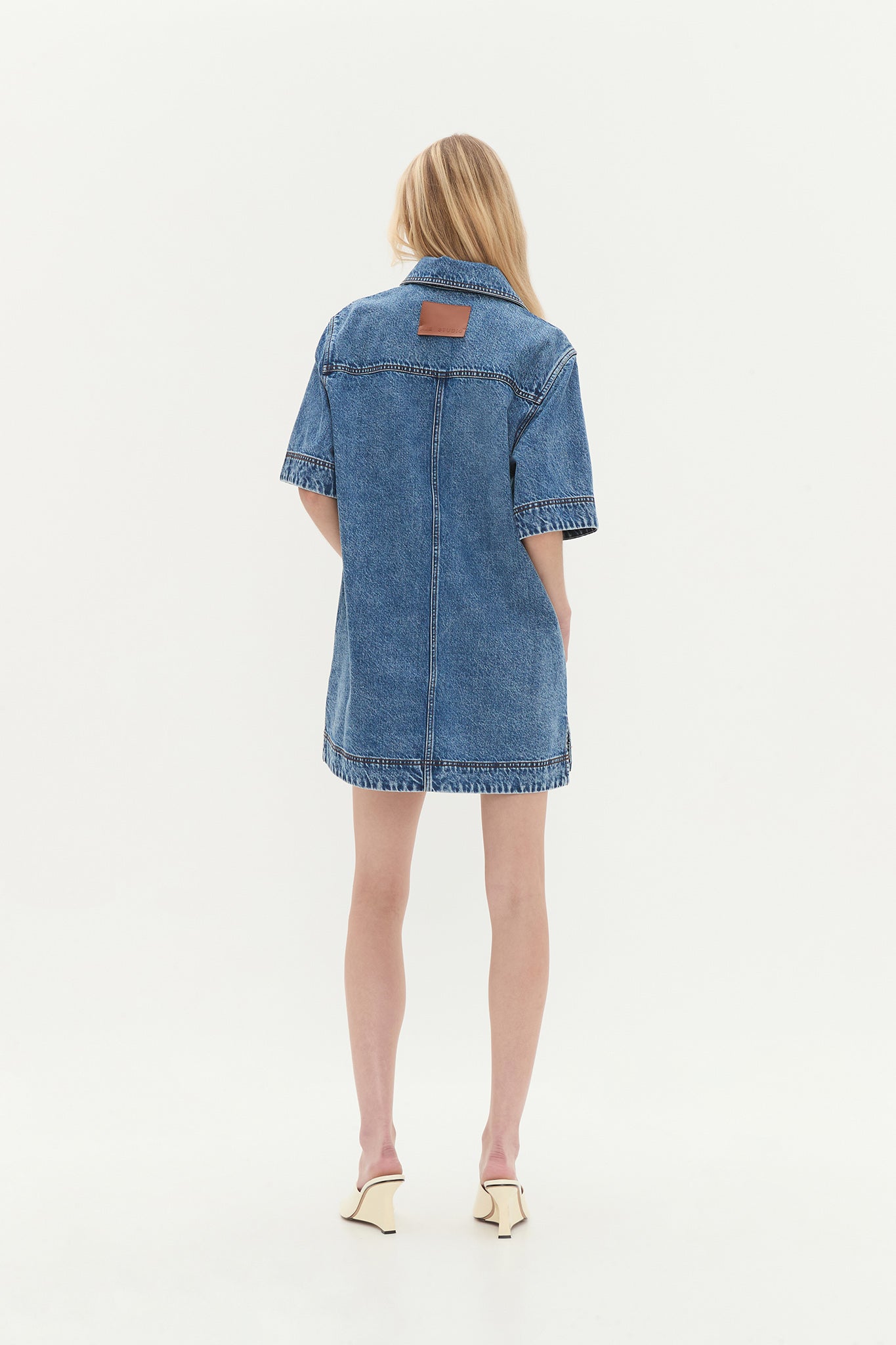 Junee Denim Shirt Dress