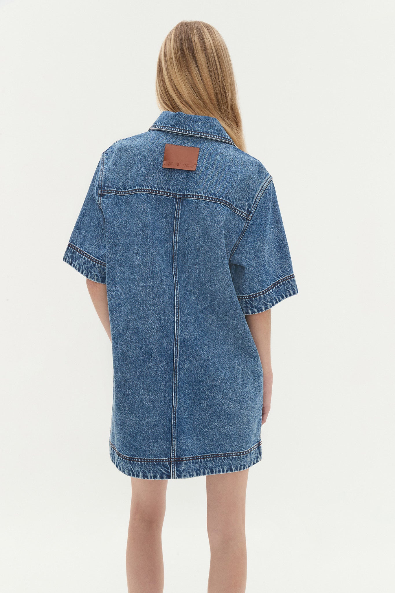 Junee Denim Shirt Dress