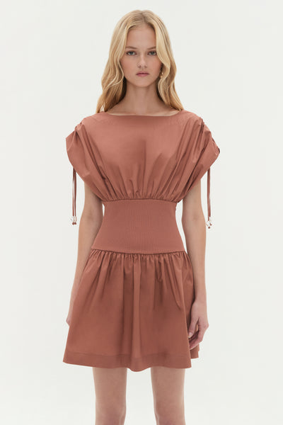 Isla Mini Dress | Terracotta