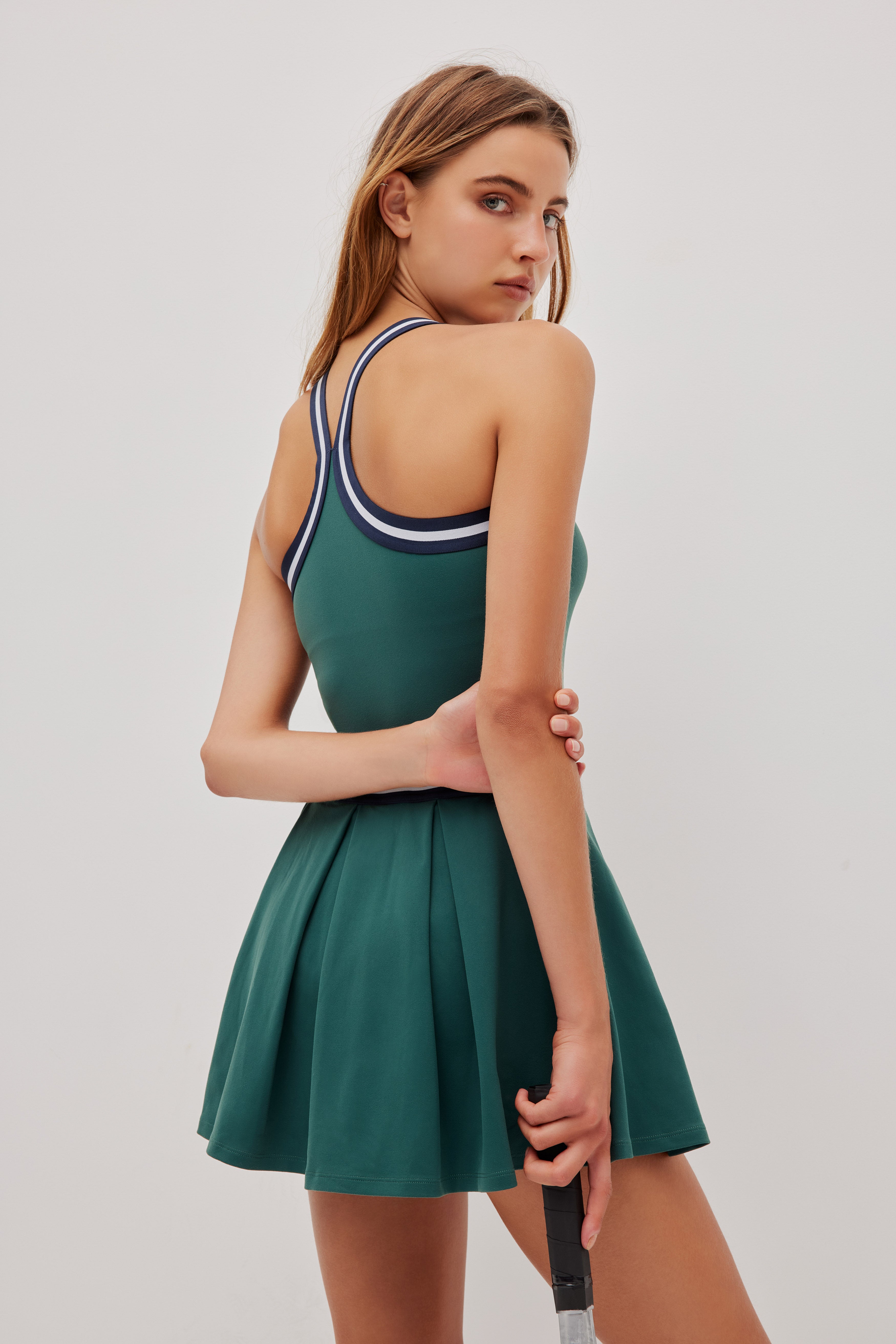 Pleated Tennis Dress 802 | Velocity Green | Aje Athletica Aje International Pleated Tennis Dress 802 | Velocity Green | Aje Athletica Aje International
