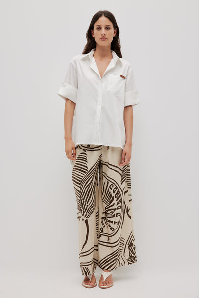 Laure Relaxed Shirt | White | Aje Studio – Aje International