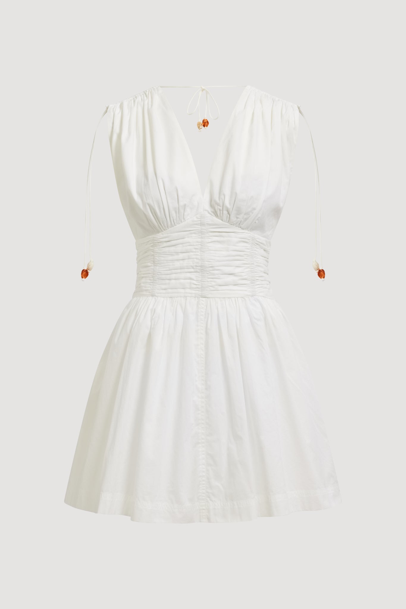 aje white dress mini Ivy Bubble Hem Mini Dress In Colour Ivory Size 14 - Womens Designer Dresses