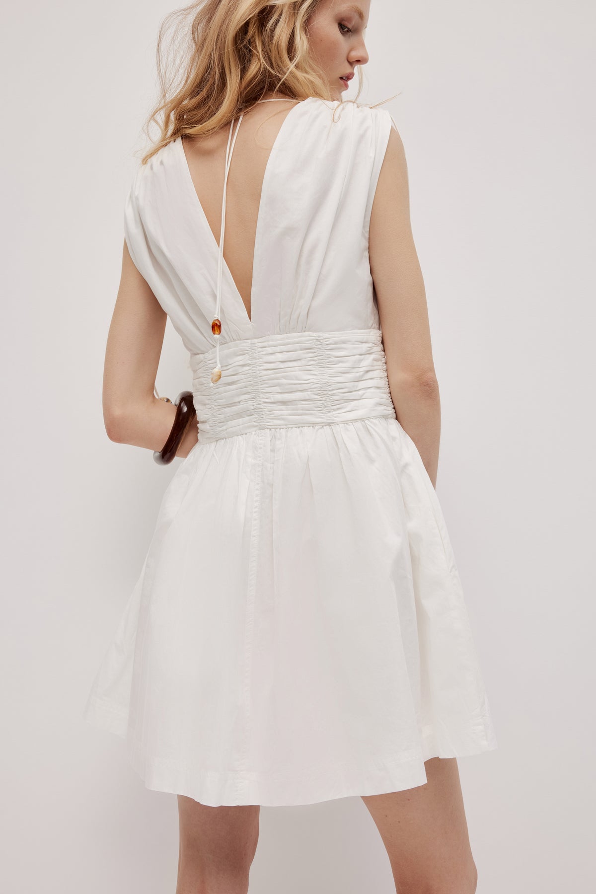 aje mini dress Odessa | White Boda Bridal Blue Pearl Embellished Open Over Novelty Print Denim To you:S/36