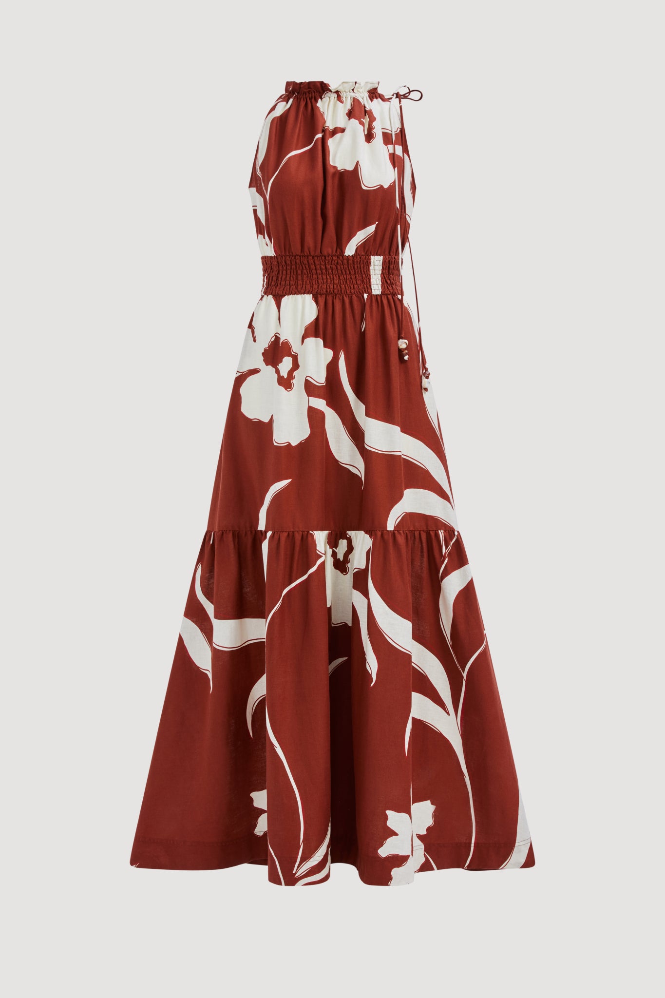 Elara Gathered Maxi Dress | Ochre Petal | Aje Studio Aje International Elara Gathered Maxi Dress | Ochre Petal | Aje Studio Aje International