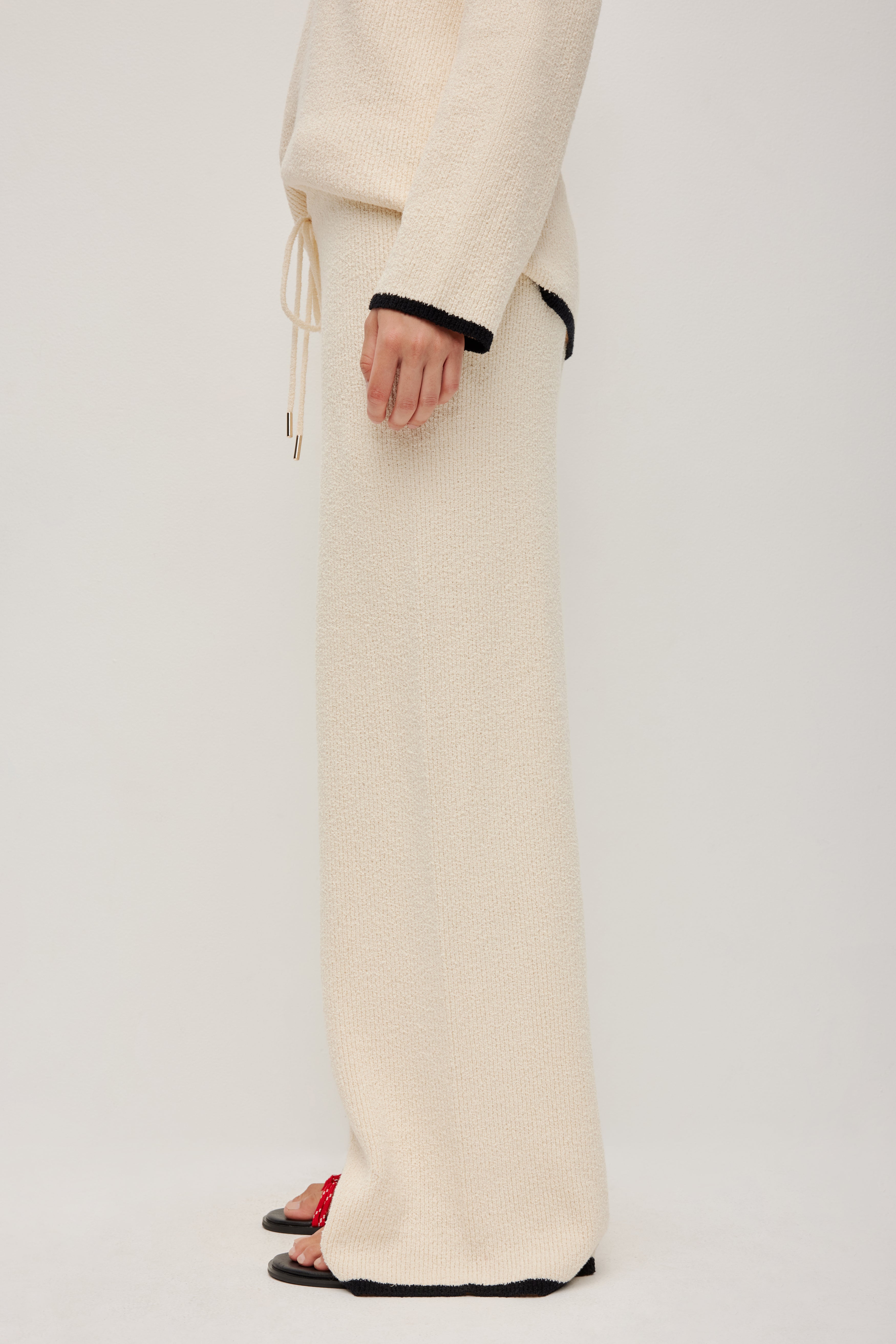 Textured Knit Pant | Rice White | Aje Studio – Aje ROW