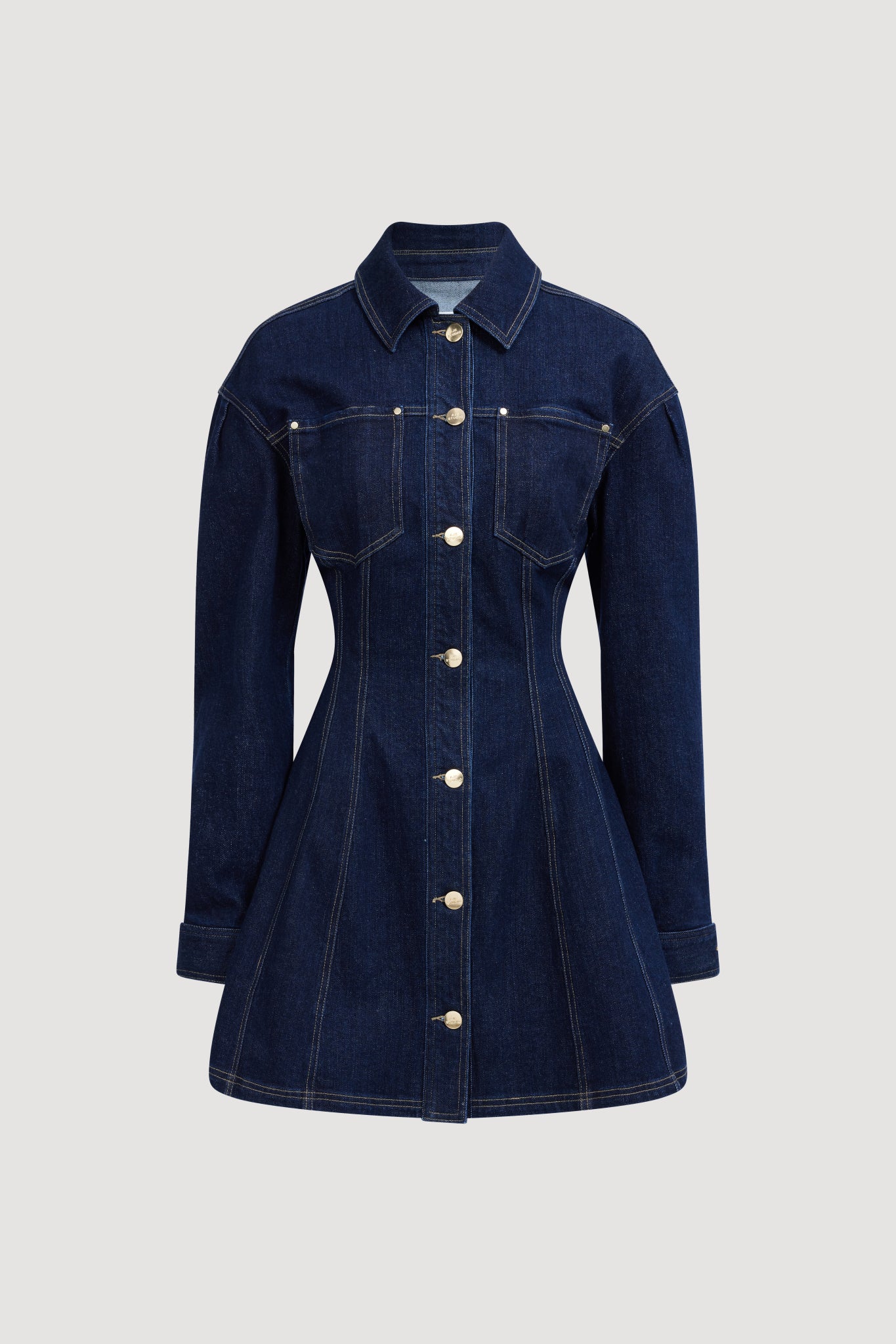 Marcelline Denim Dress | Rinse Wash | Aje Studio Aje International Marcelline Denim Dress | Rinse Wash | Aje Studio Aje International