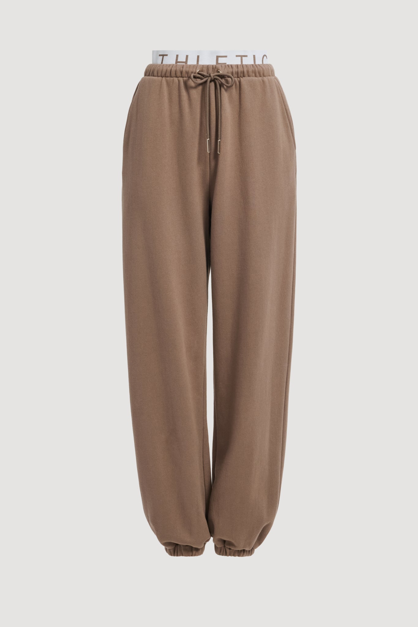 Cuffed Hem Logo Track Pants