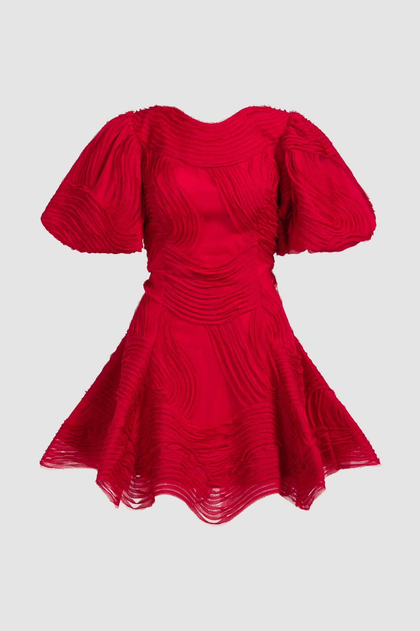 aje red mini dress Flora Mini Dress-PRISMATIC FLORAL RED / 6