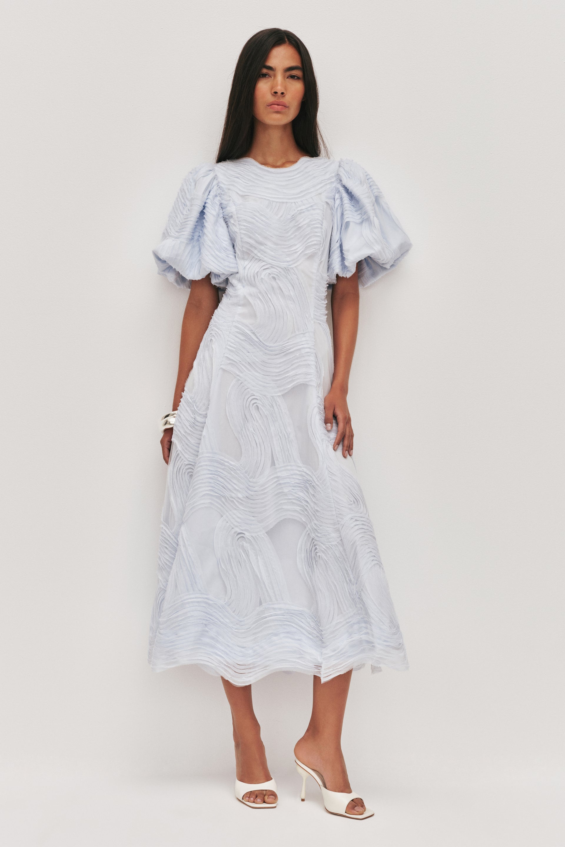 keepsake waves midi dress Wave Midi Dress | Pastel Blue