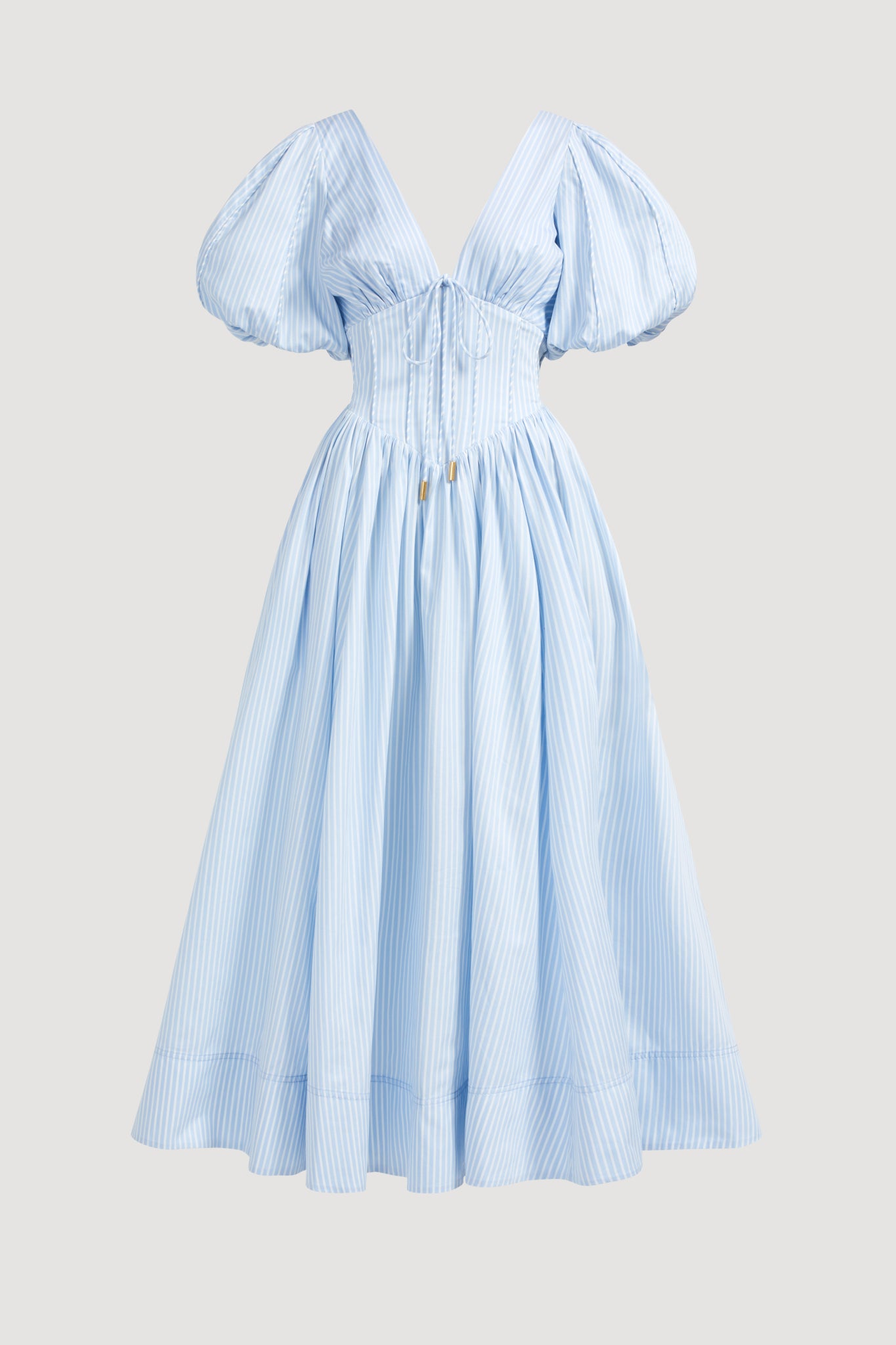 Beau Midi Dress | Muted Sky | Aje Aje International Beau Midi Dress | Muted Sky | Aje Aje International