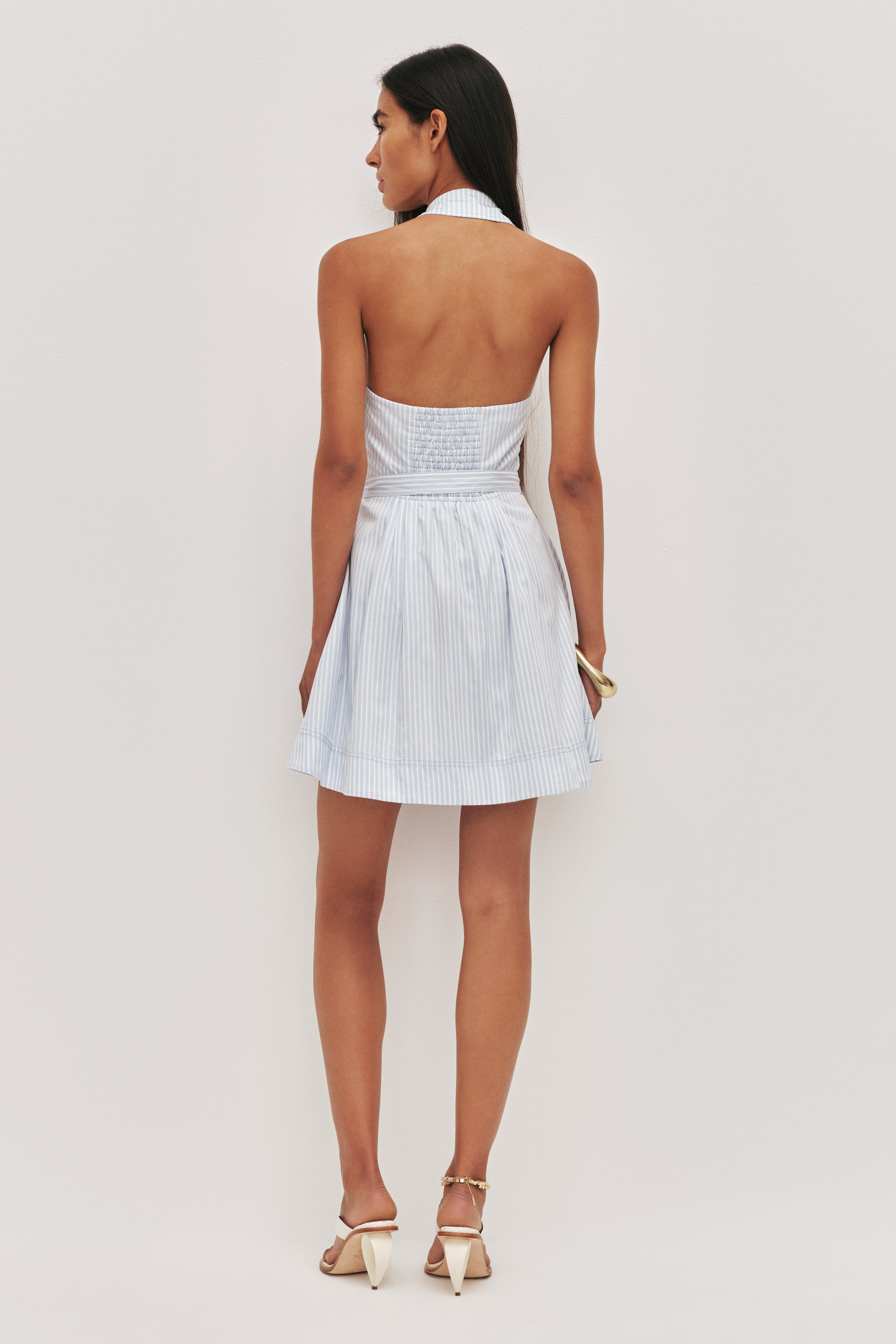 Haze Halter Mini Dress-MUTED SKY / 12