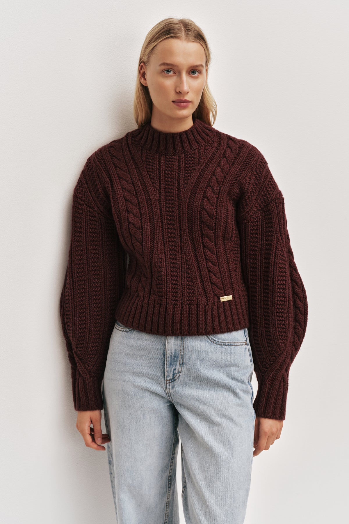 Keya Jumper | Dark Mauve | Aje – Aje International