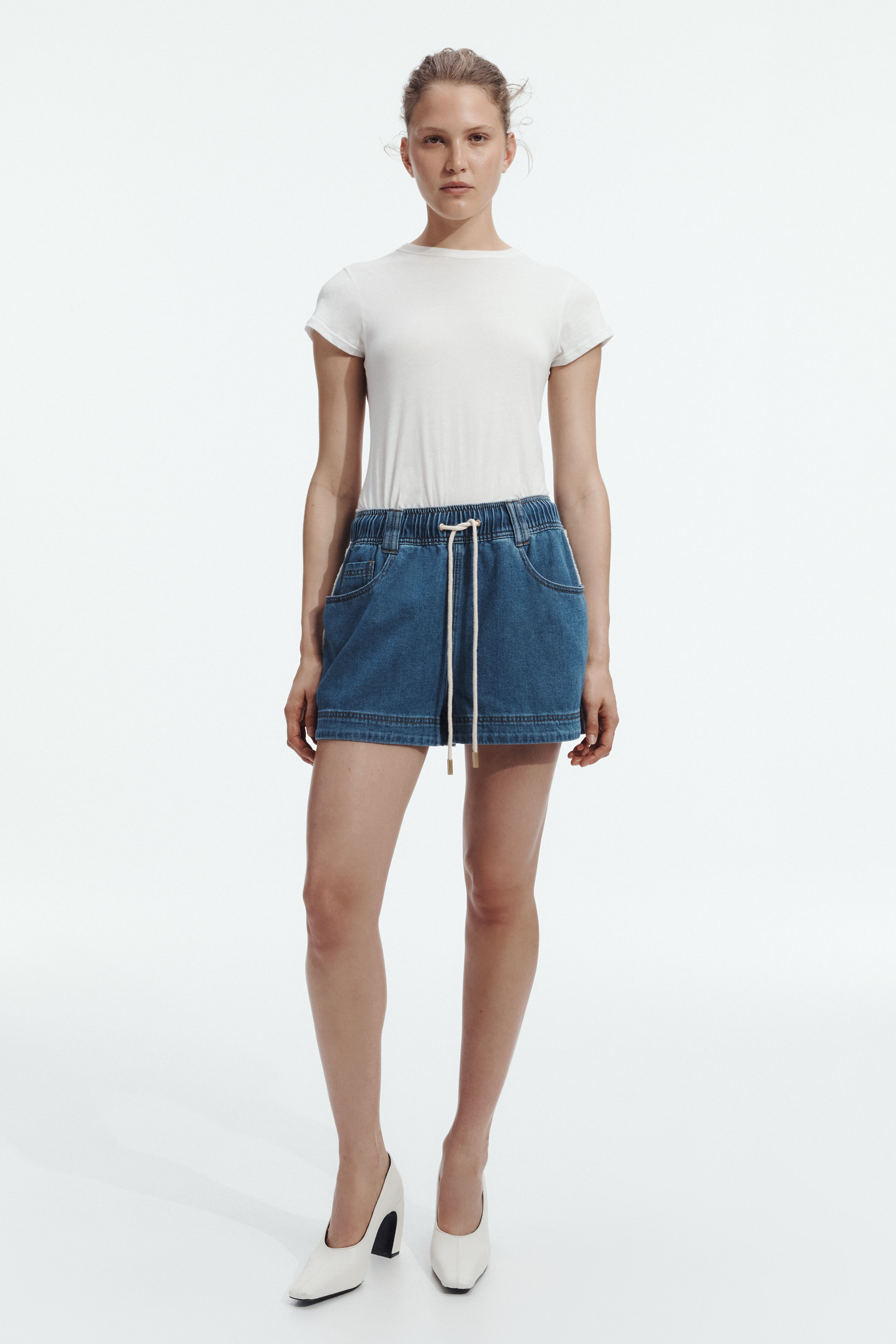 Caserta Logo Denim Short