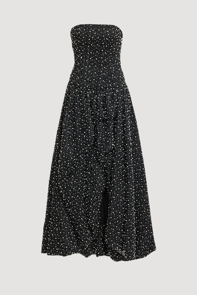 Regina Pearl Gown | Black