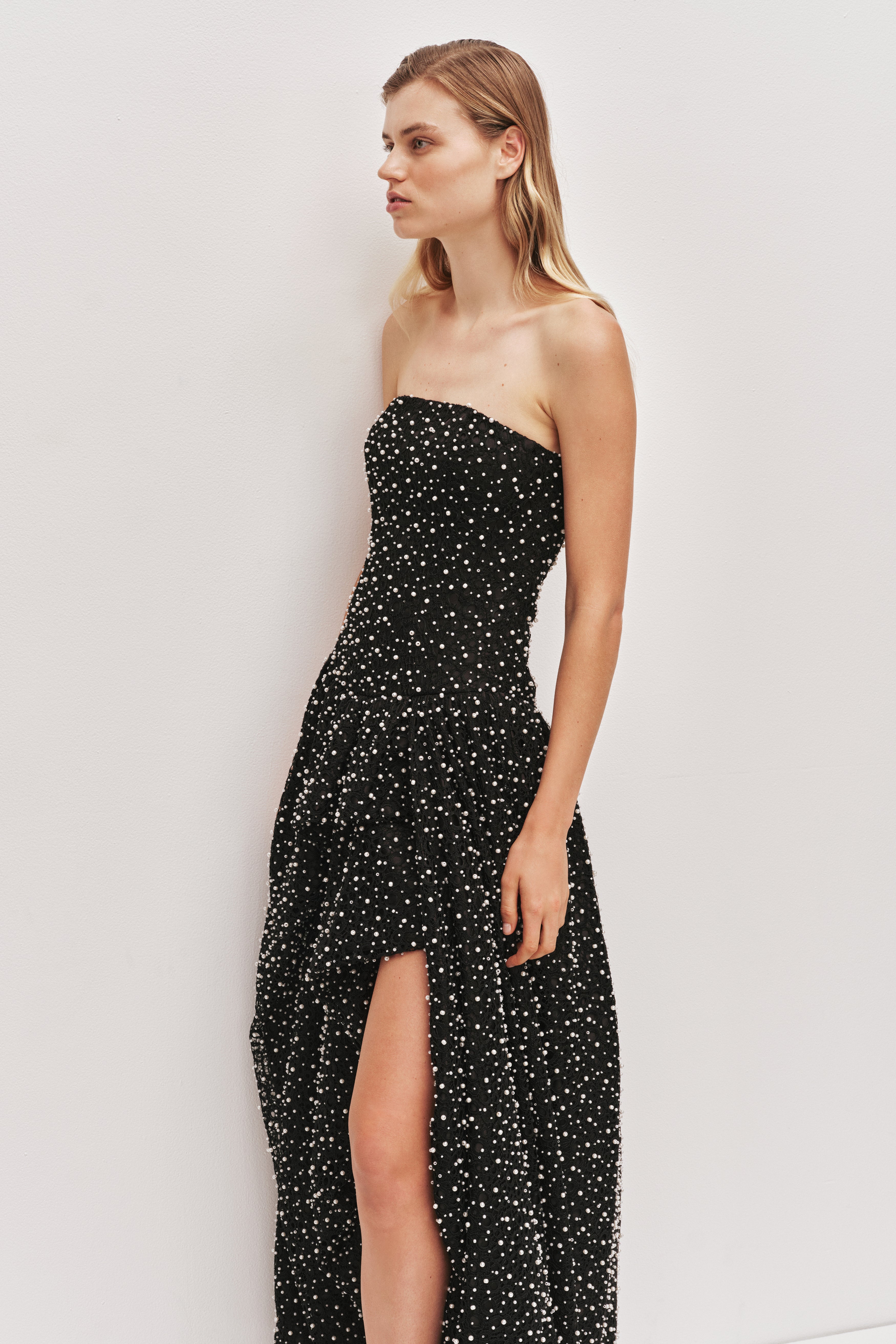 aje black formal dress Colette Maxi Dress-BLACK / 4 main image 1