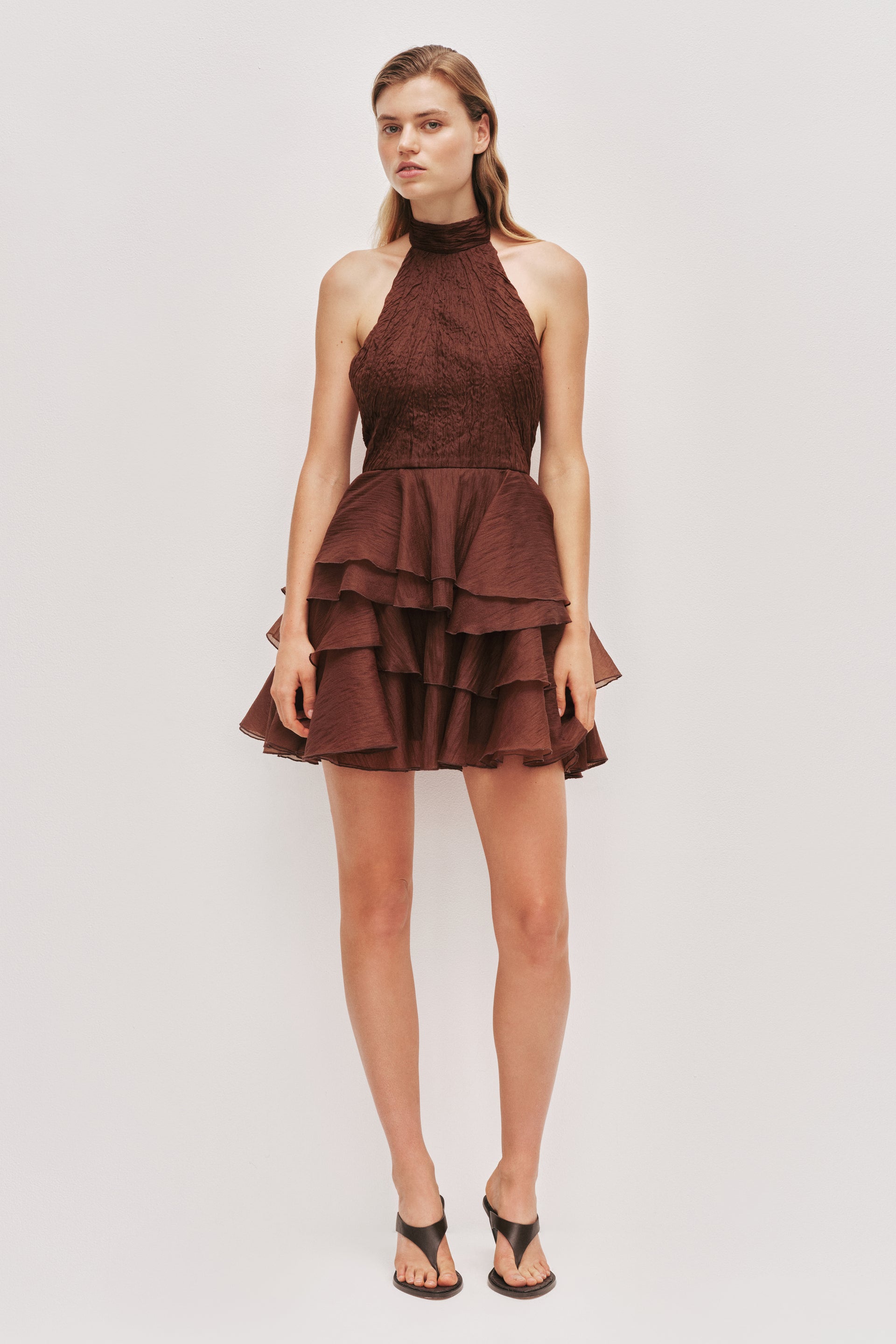devante mini dress Fayette Mini Dress | Dark Chocolate