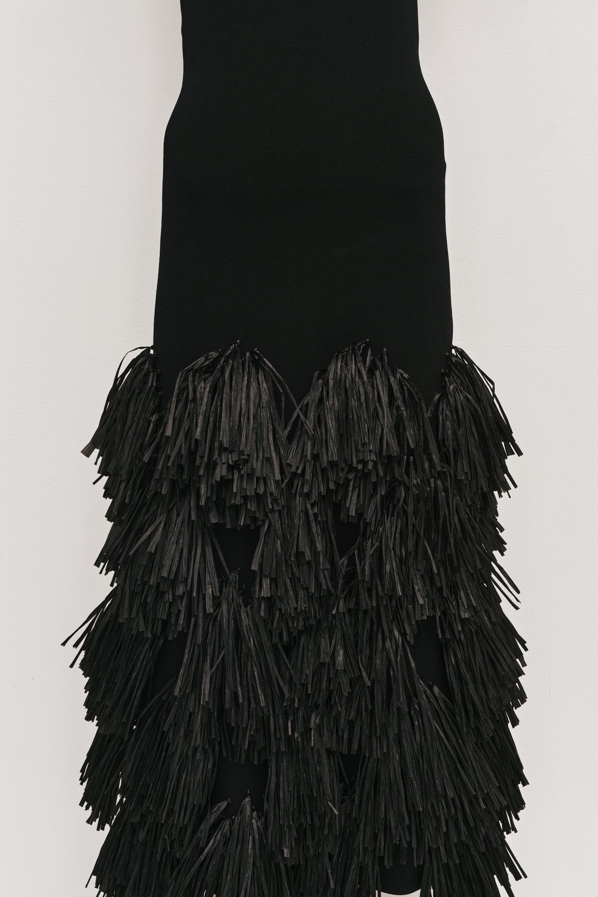 aje raffia dress black Elva Knit Midi | Size:Size 22 24.5in / 62.0cm Boy's Half Black Half Red