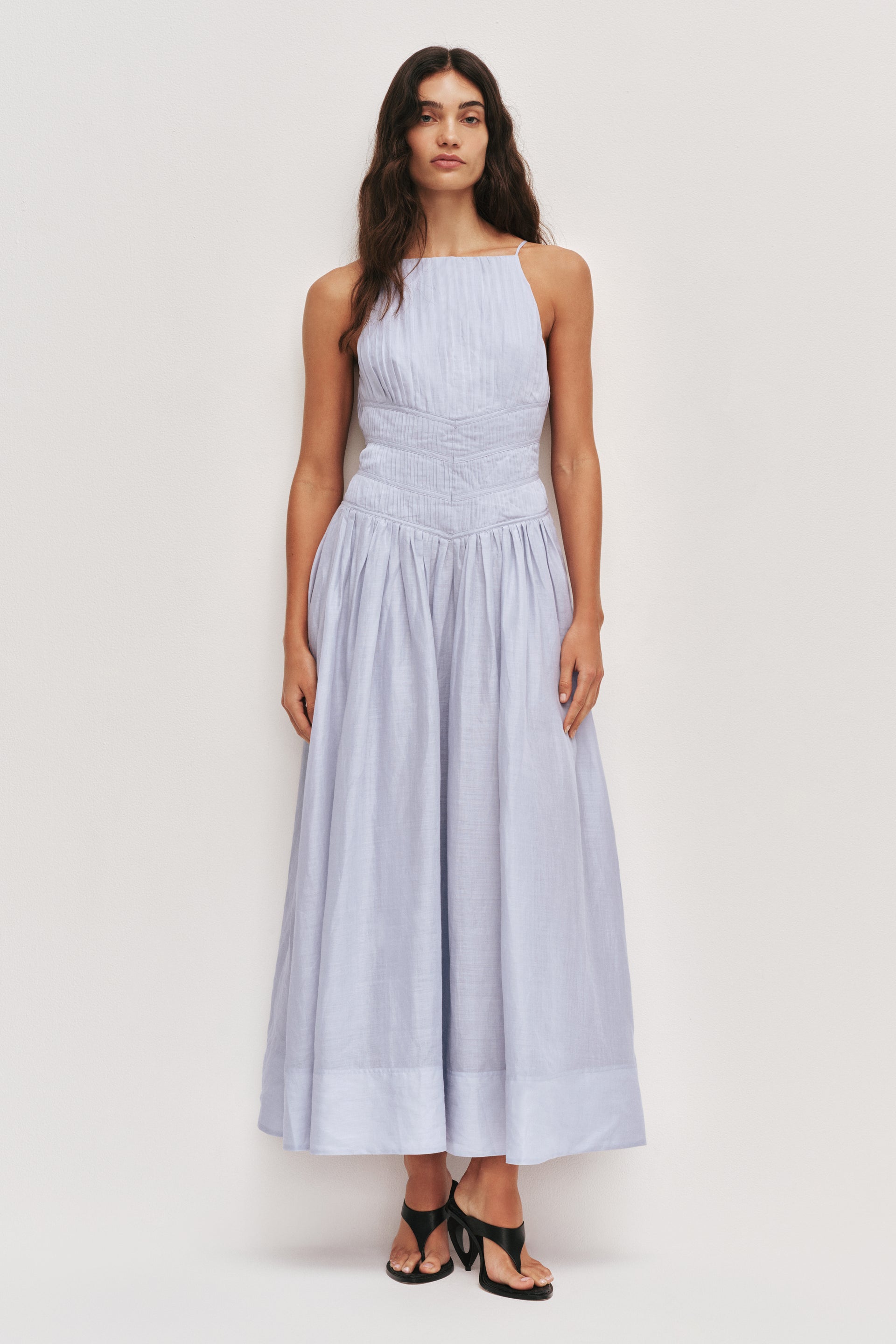 Helene Maxi Dress | French Blue | Aje  Aje International