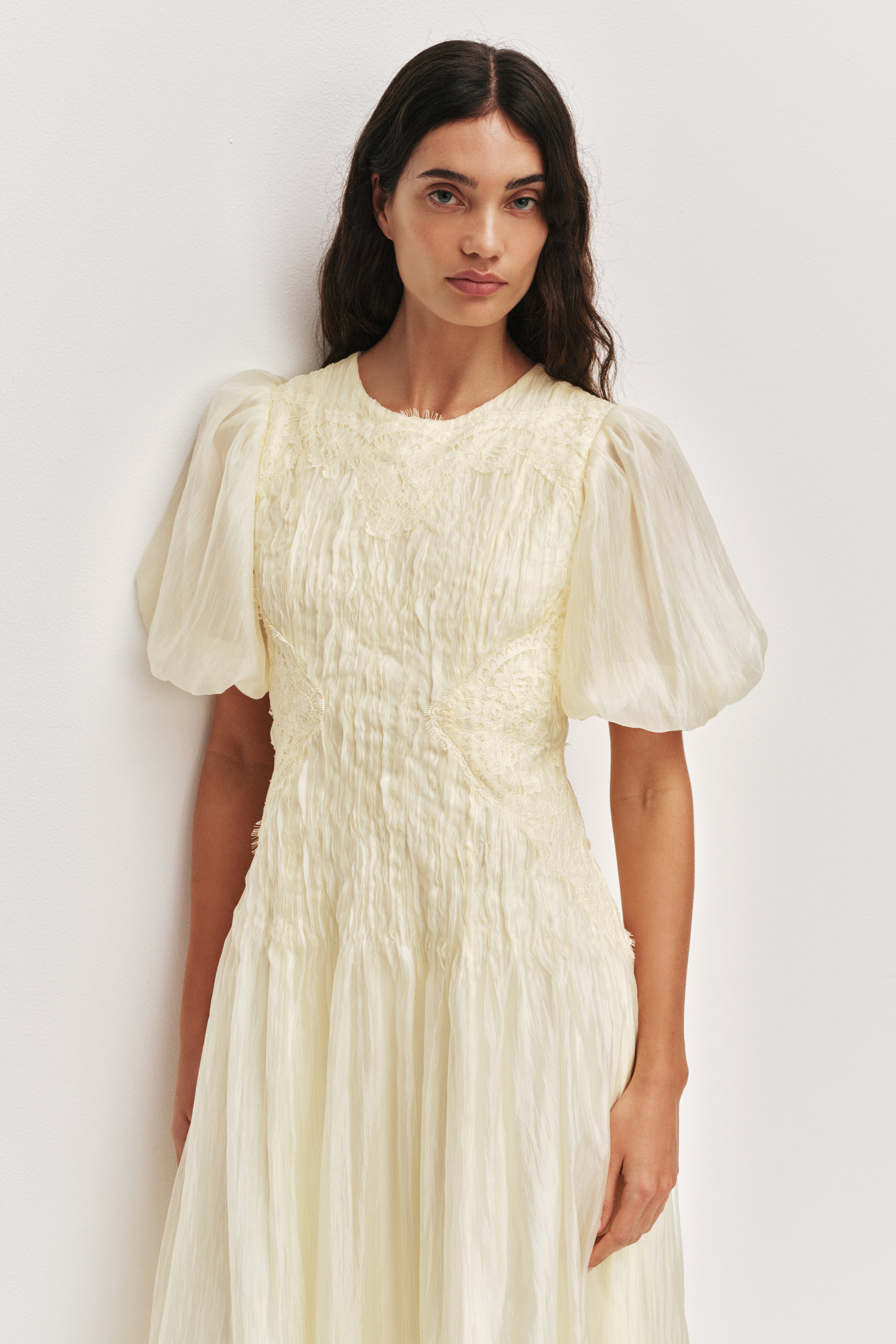 Ophelia Lace Midi Dress