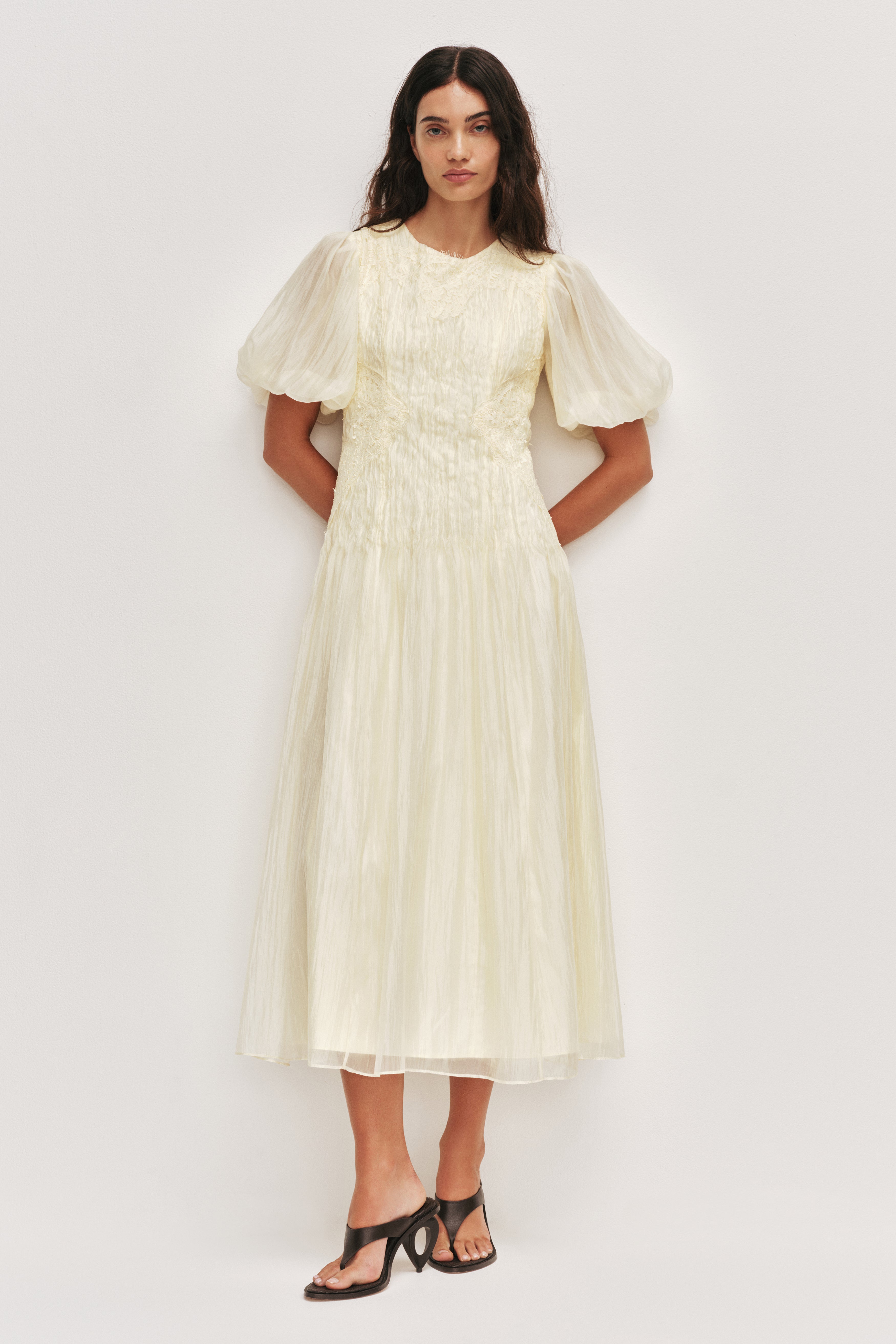 Ophelia Lace Midi Dress