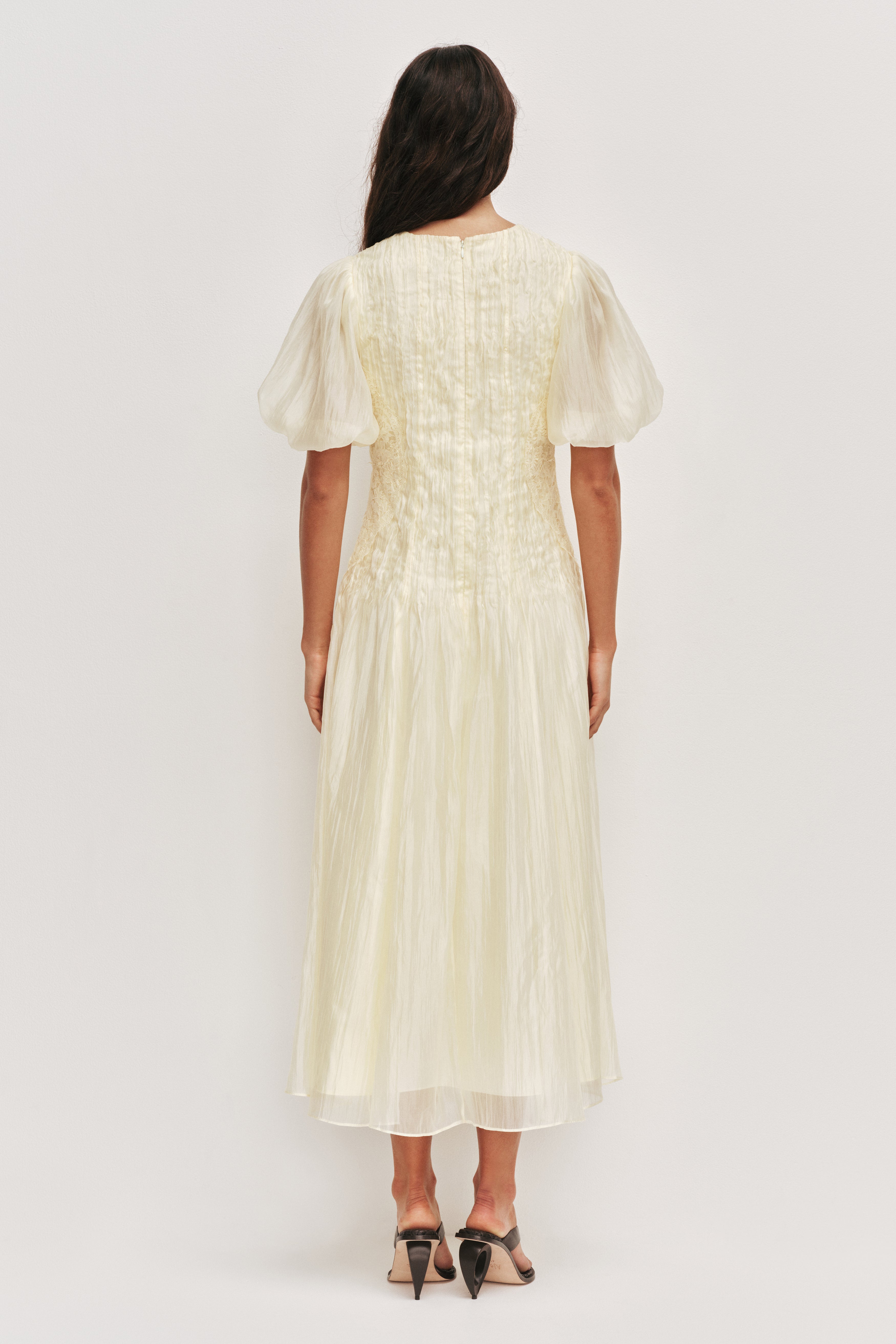 Ophelia Lace Midi Dress-BUTTER / 4 Ophelia Lace Midi Dress-BUTTER / 4