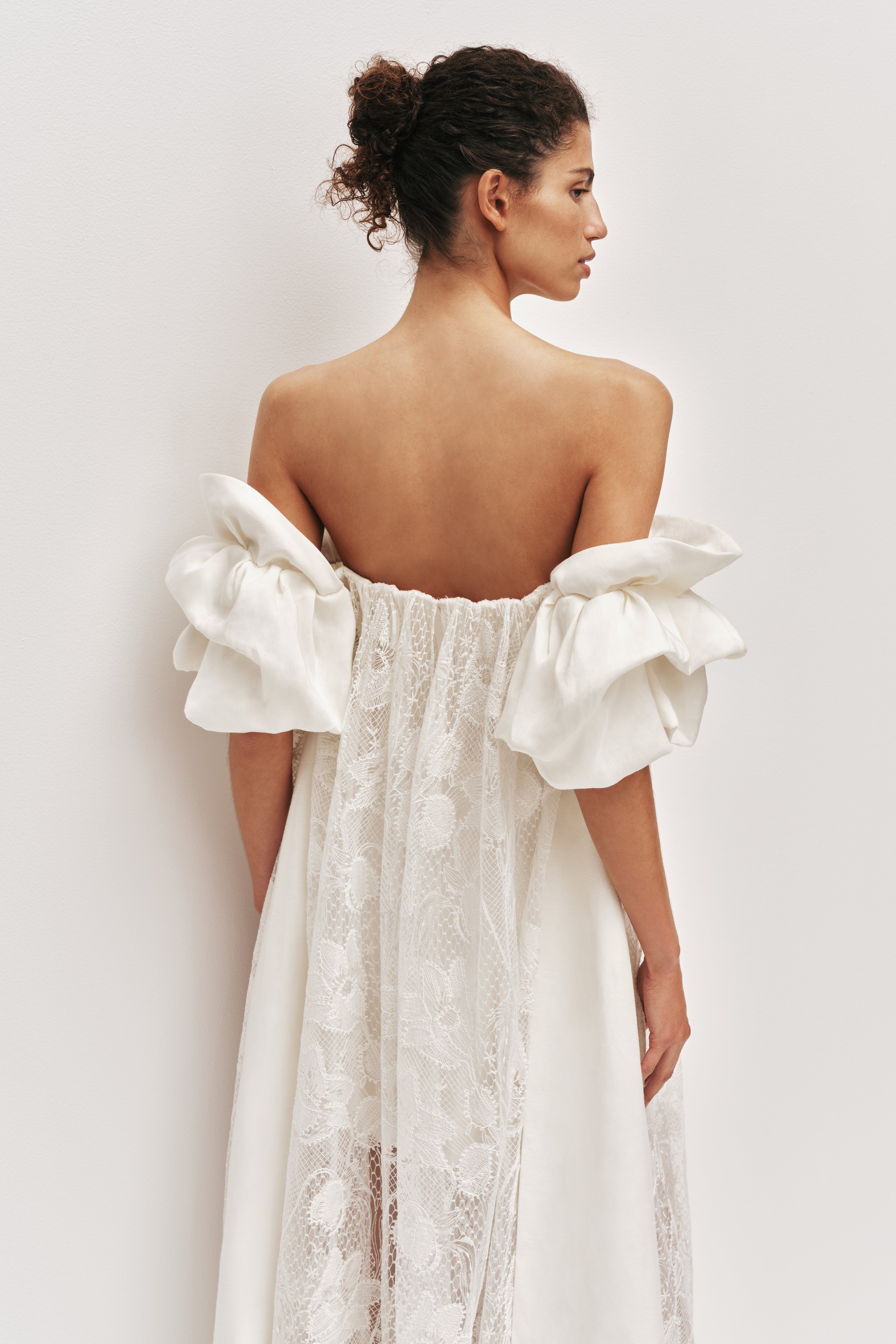 aje white lace dress Aje Women's Ophelia Lace Fawn Pink Midi Dress