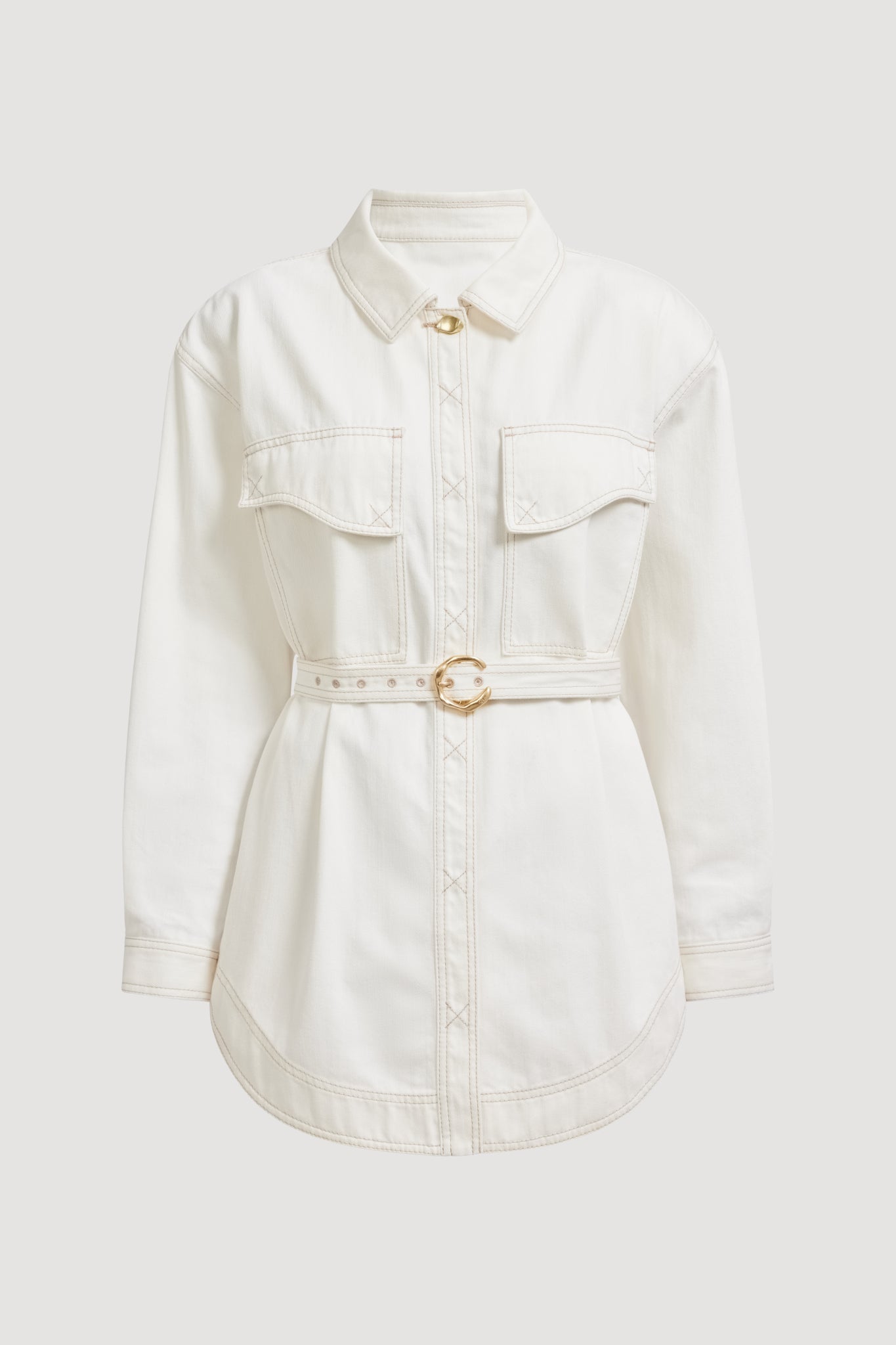 Jett Longline Denim Shirt