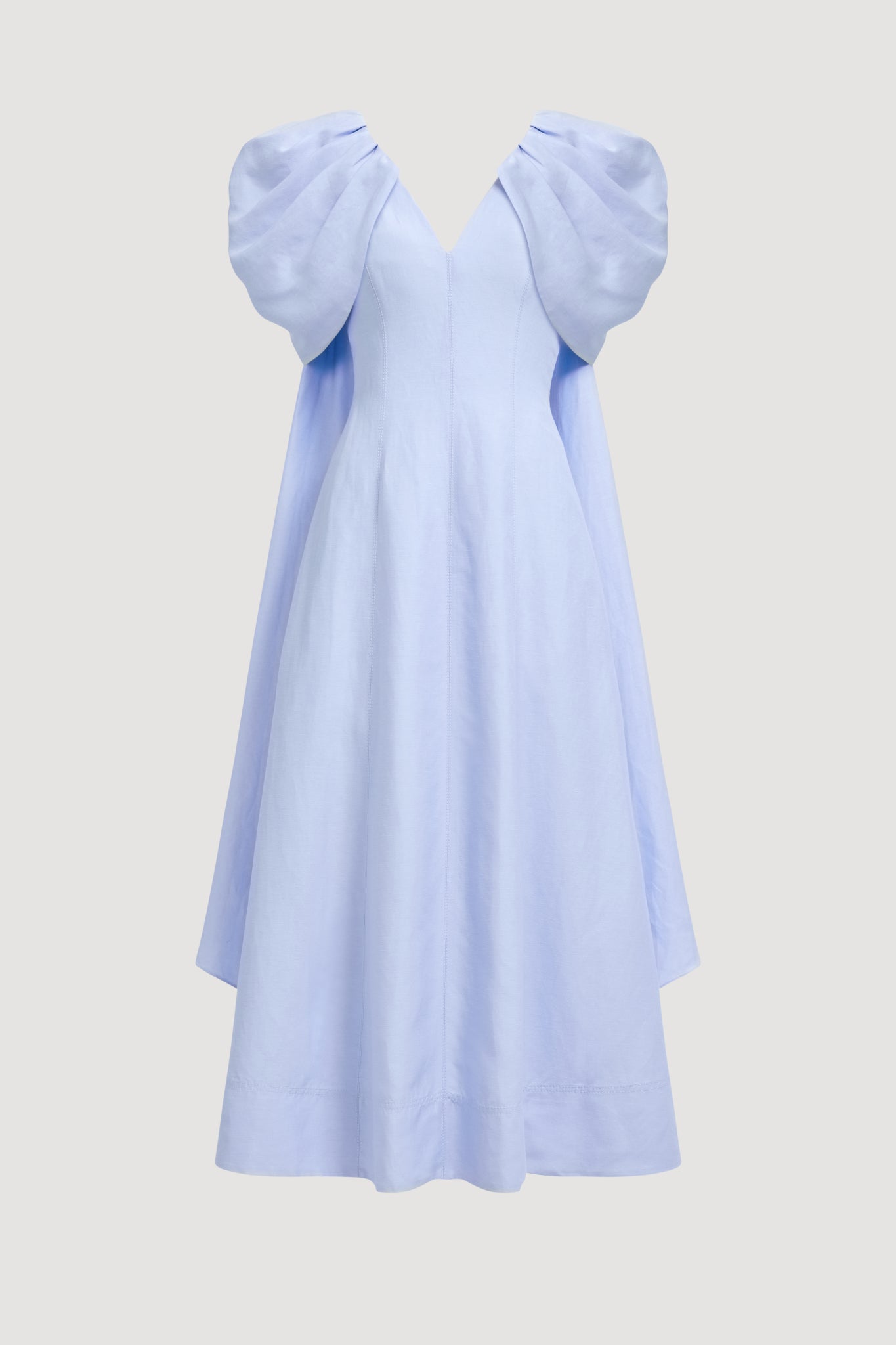 Bisou Midi Dress-PALE BLUE / 4
