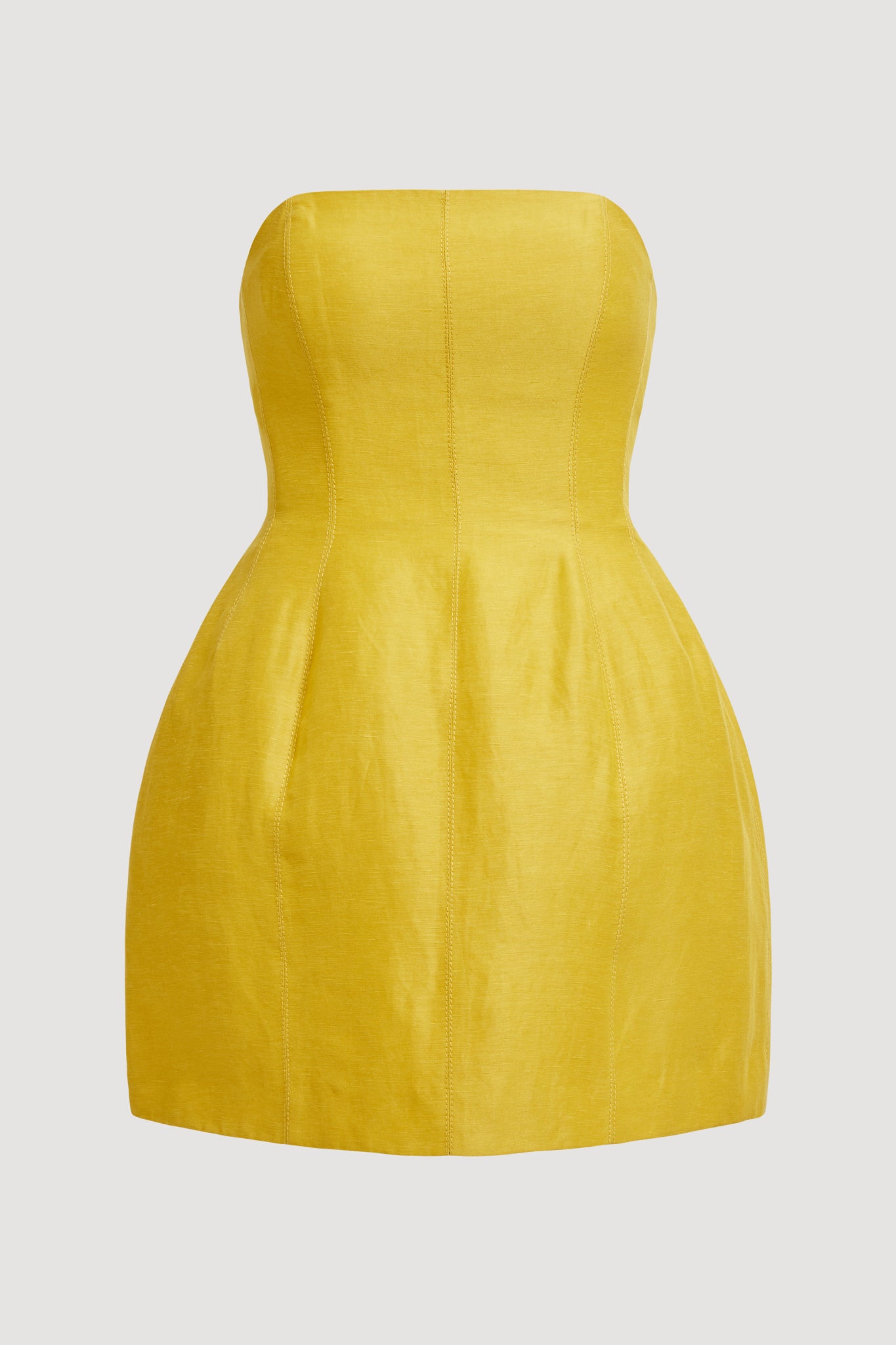 Baret Strapless Mini Dress | Chartreuse | Aje Aje International Baret Strapless Mini Dress | Chartreuse | Aje Aje International