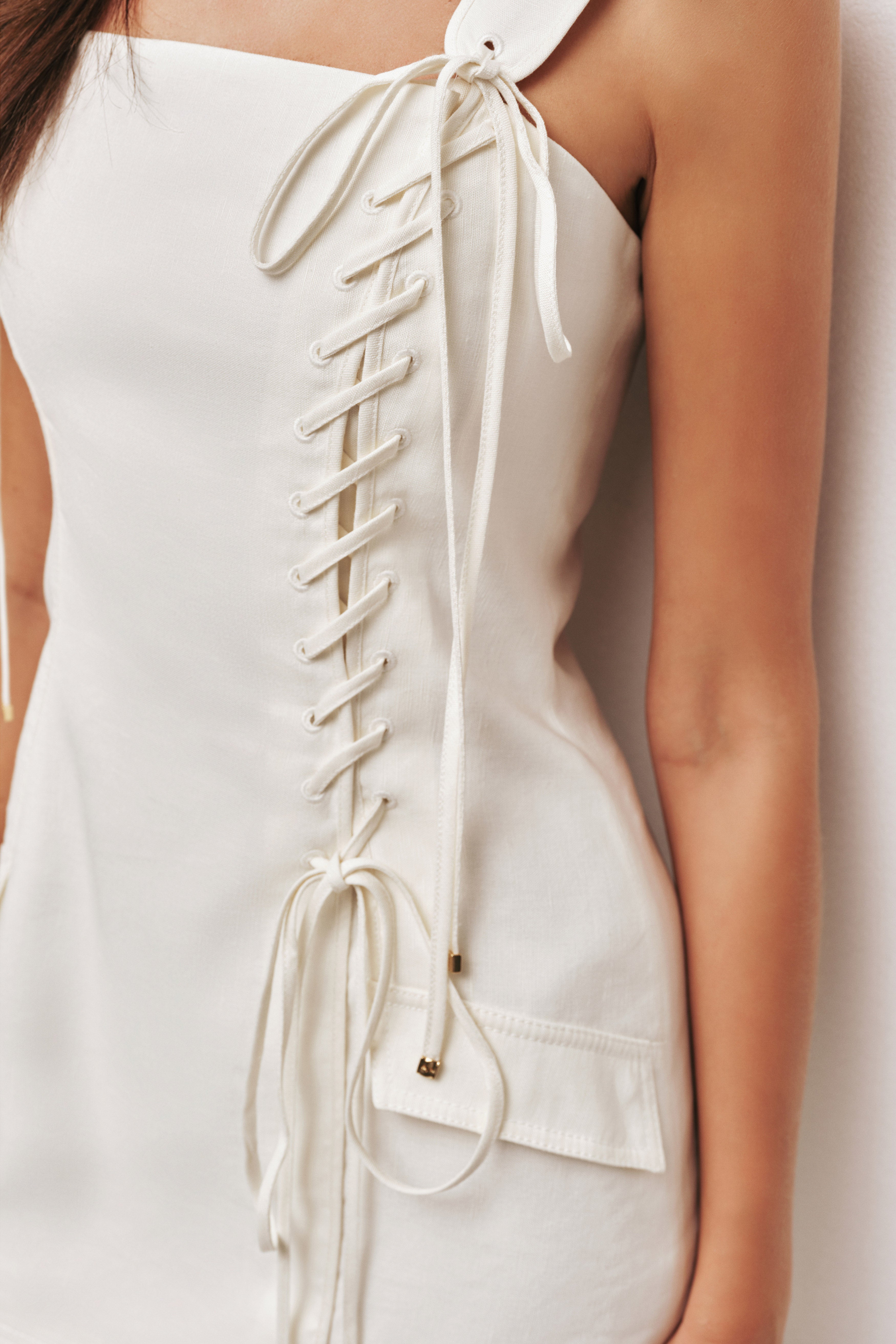 Solene Mini Dress-IVORY / 12 Solene Mini Dress-IVORY / 12