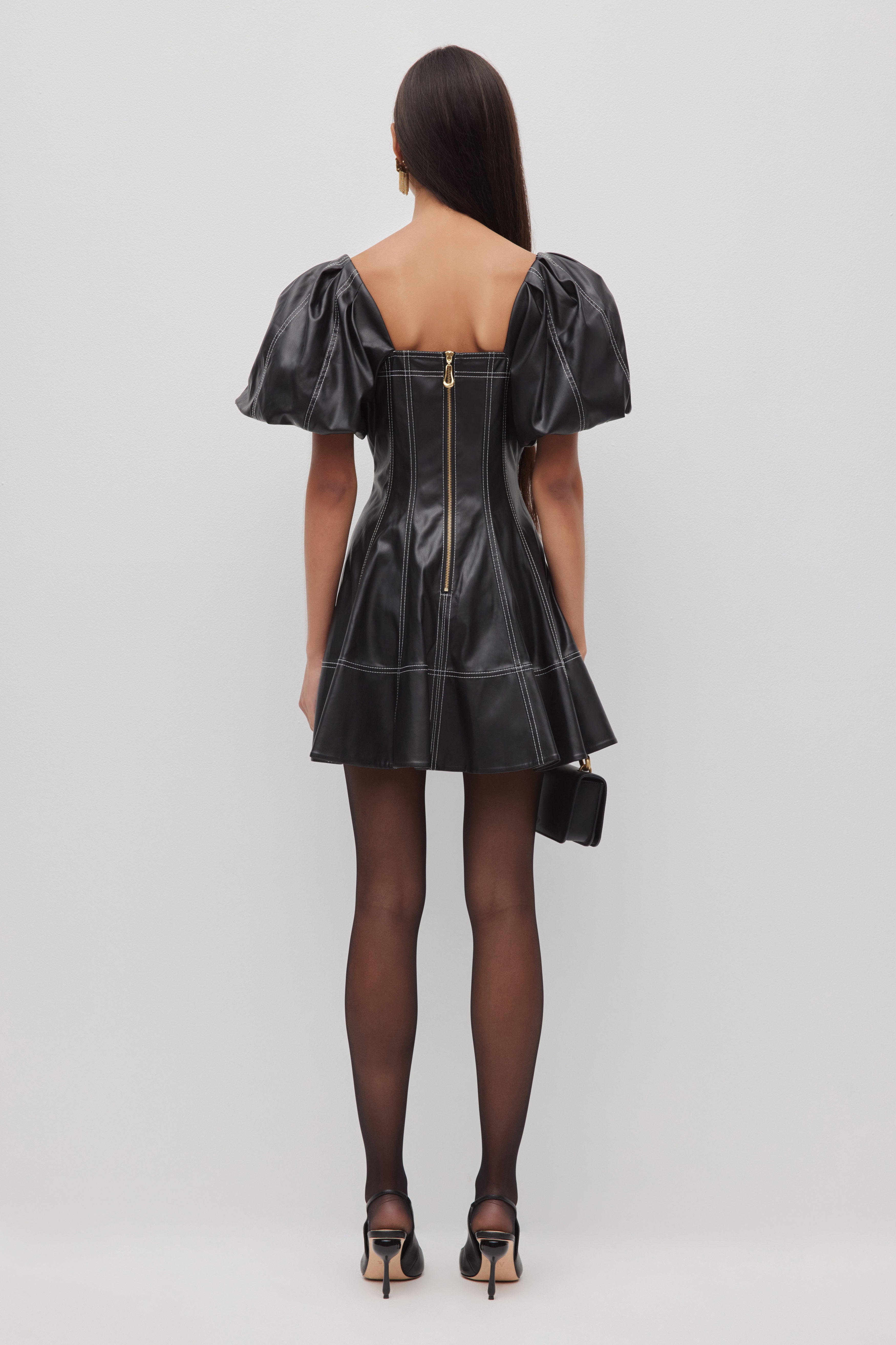 Ether Puff Mini Dress