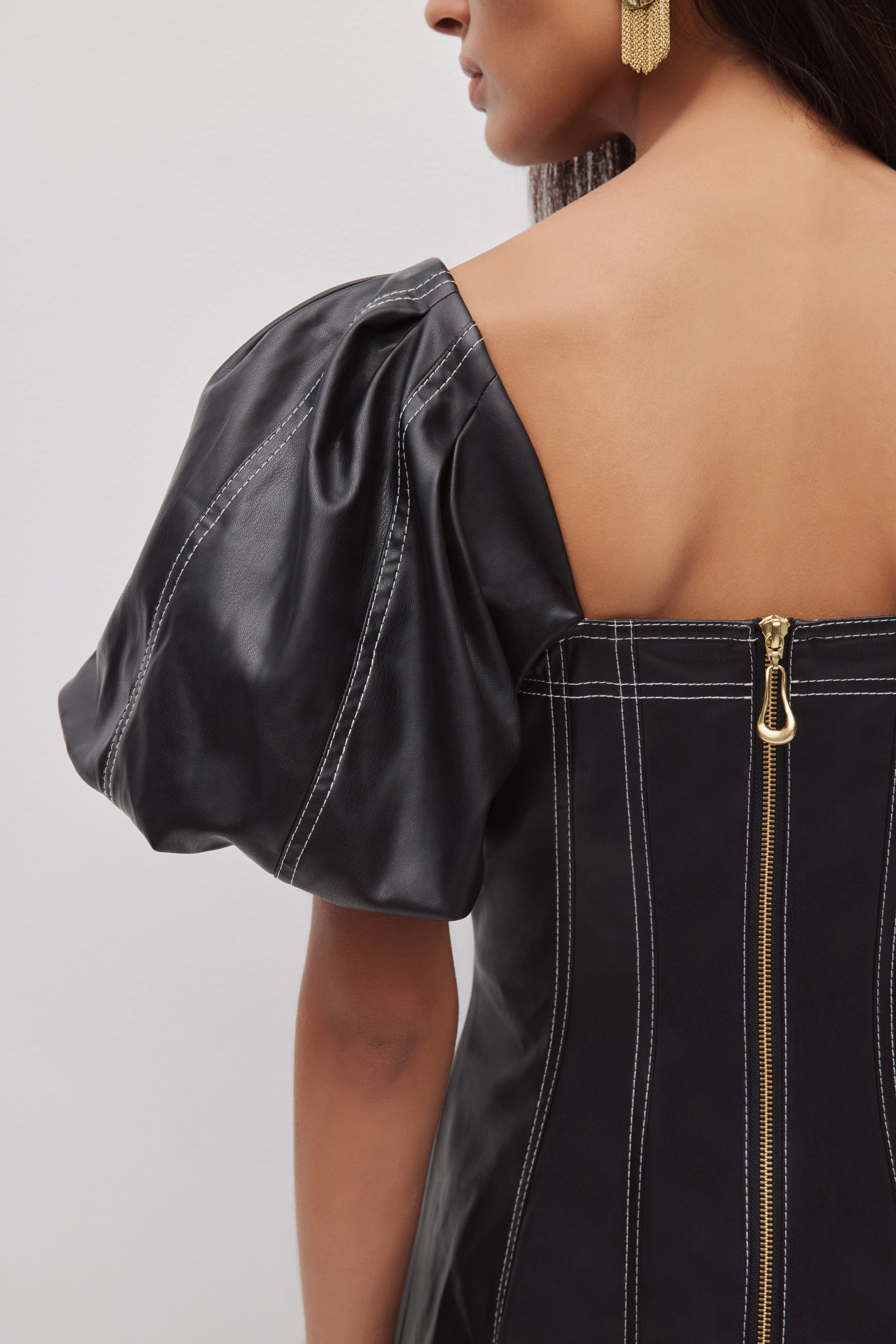 Ether Puff Mini Dress