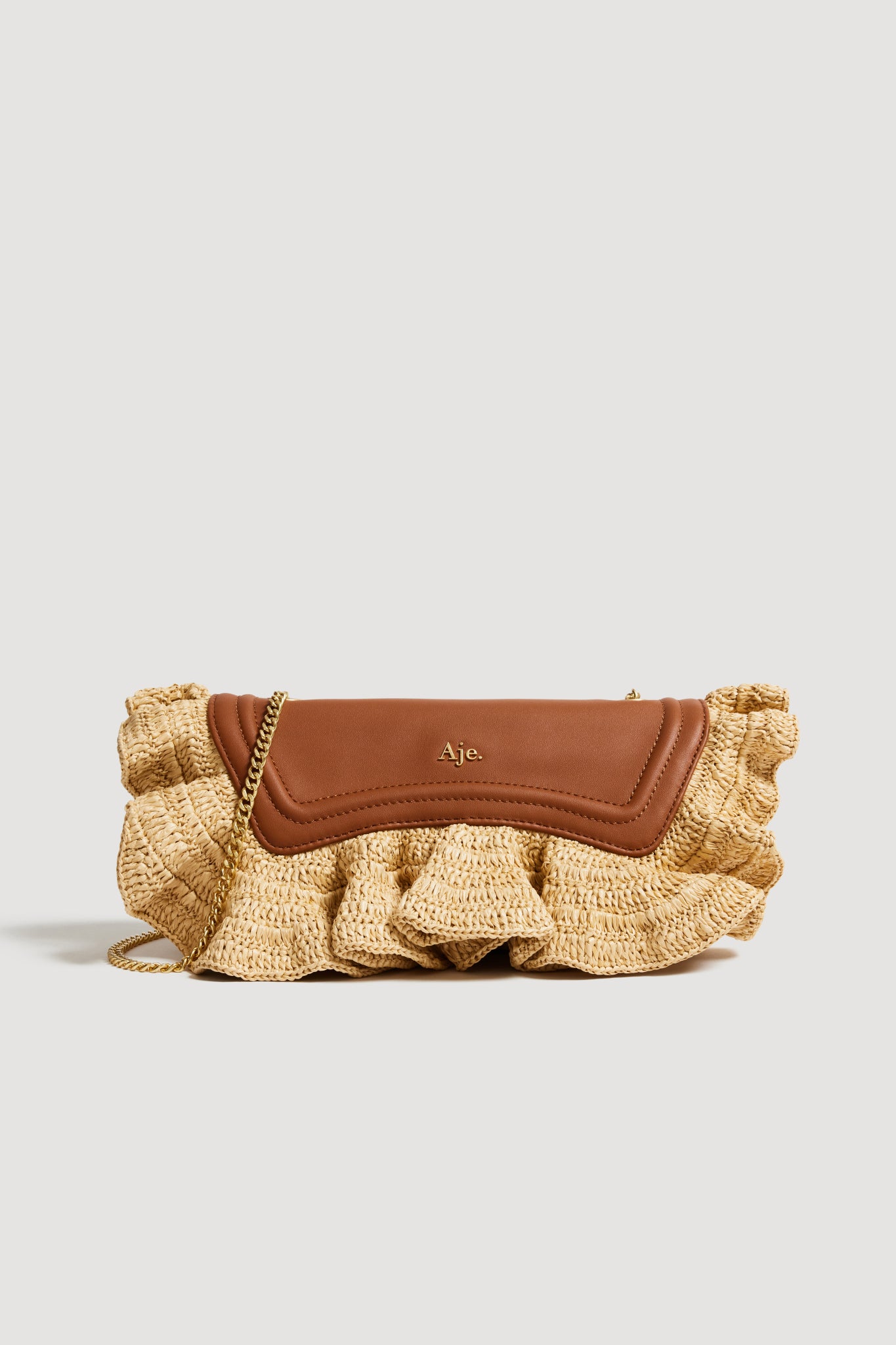 Eloise Straw Clutch