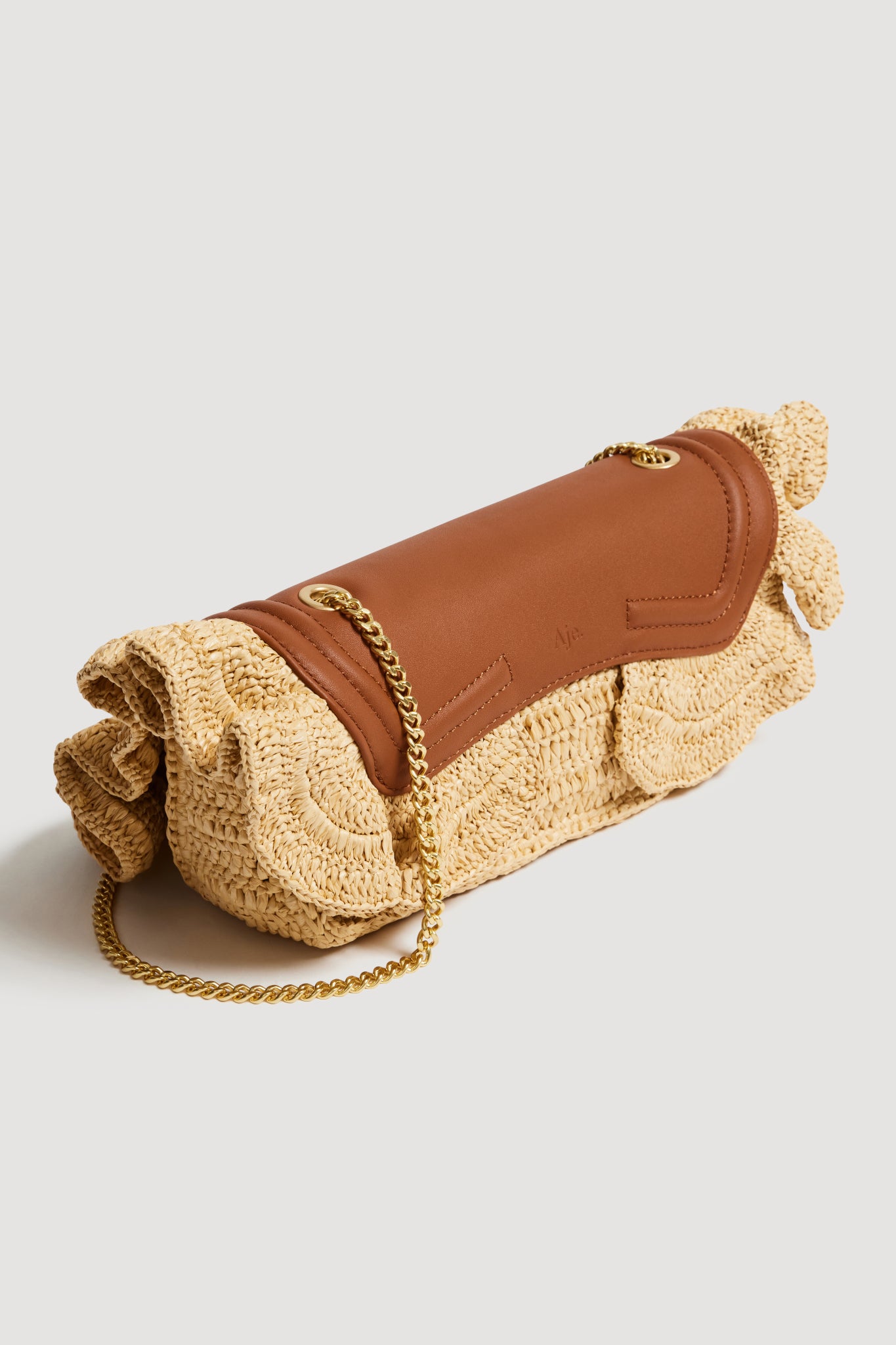 Eloise Straw Clutch