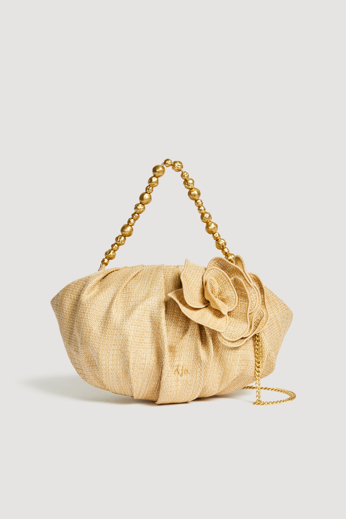 Ari Woven Flower Clutch | Natural | Aje – Aje International