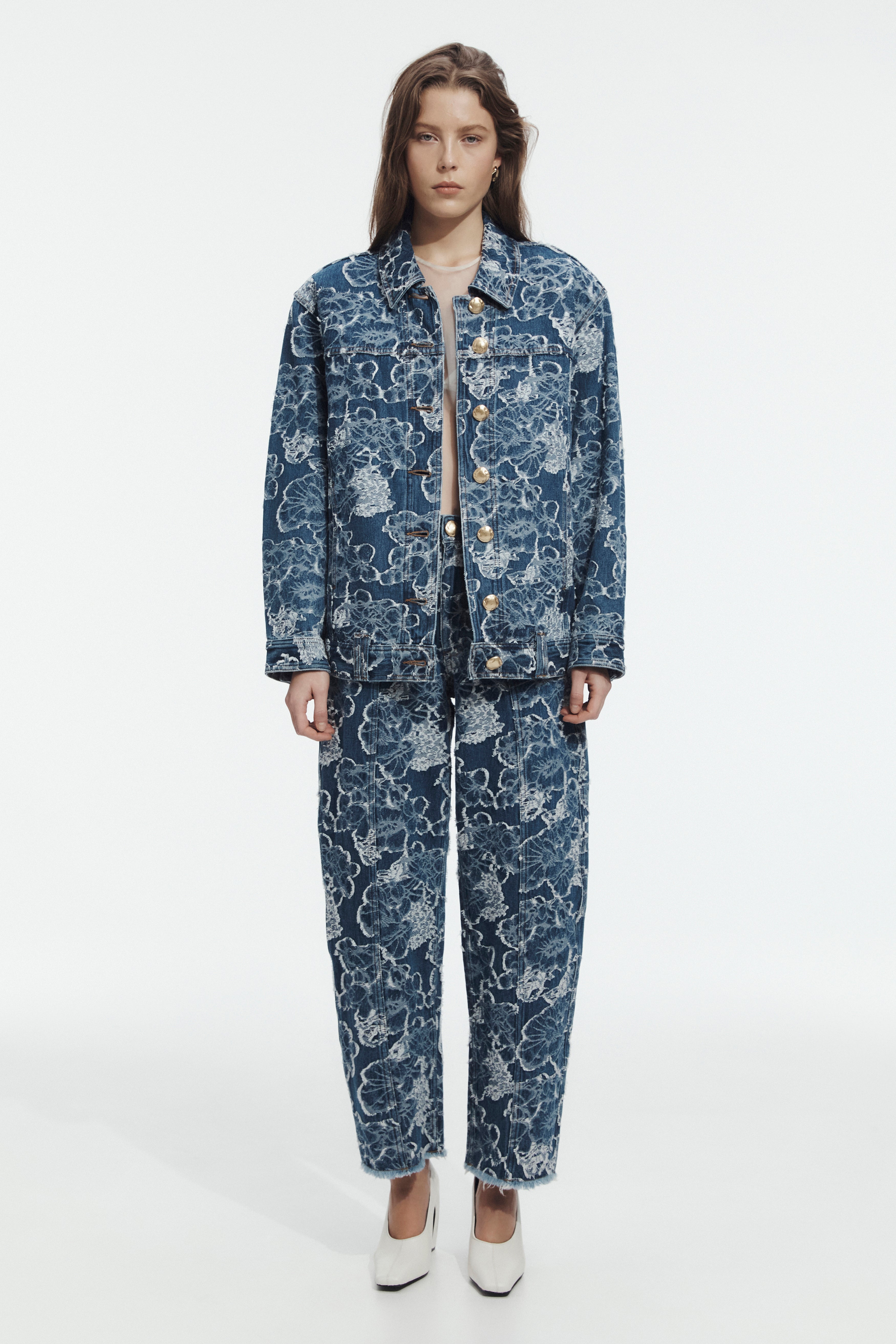 Arlo Jacquard Denim Jacket