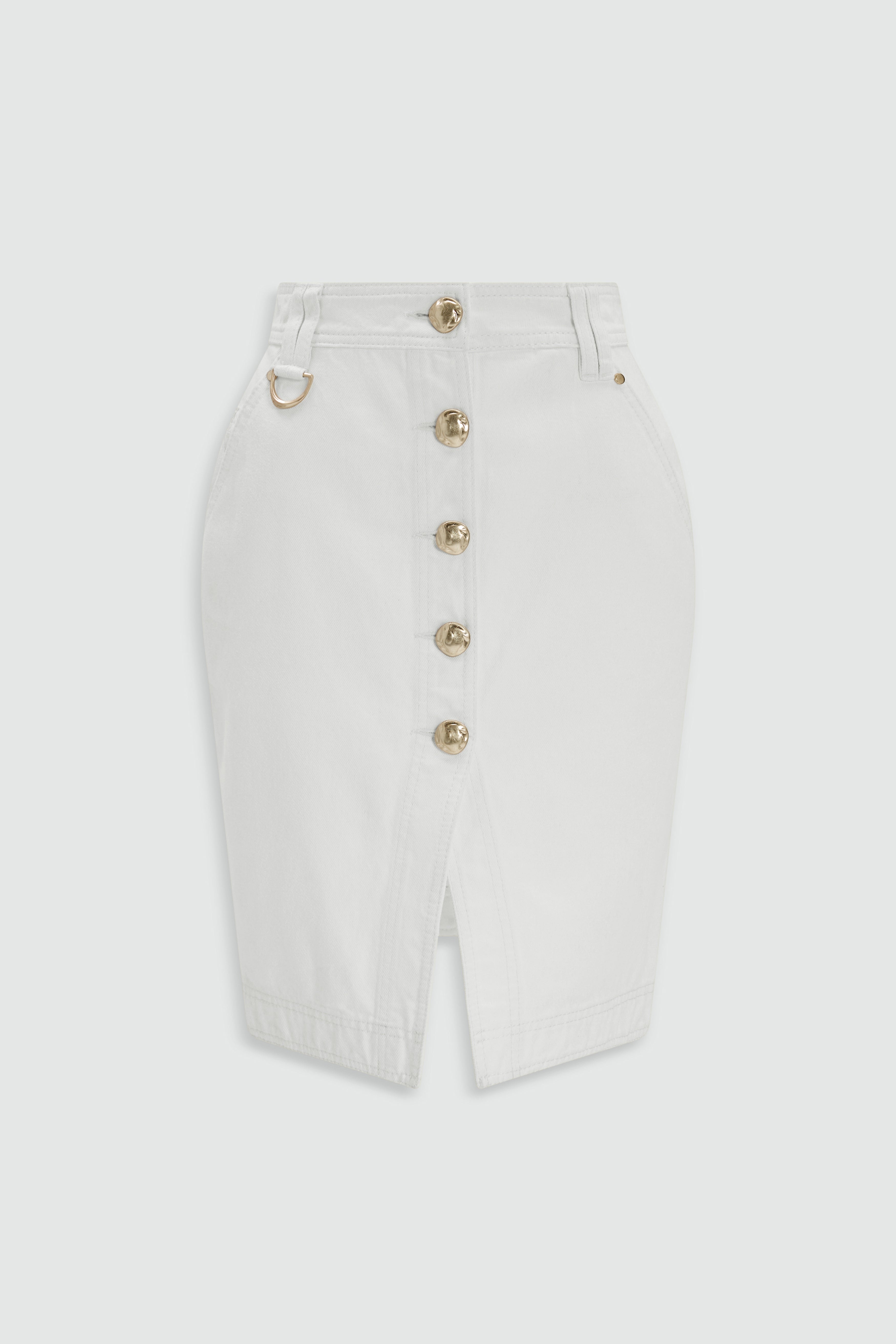 Leni Denim Pencil Skirt