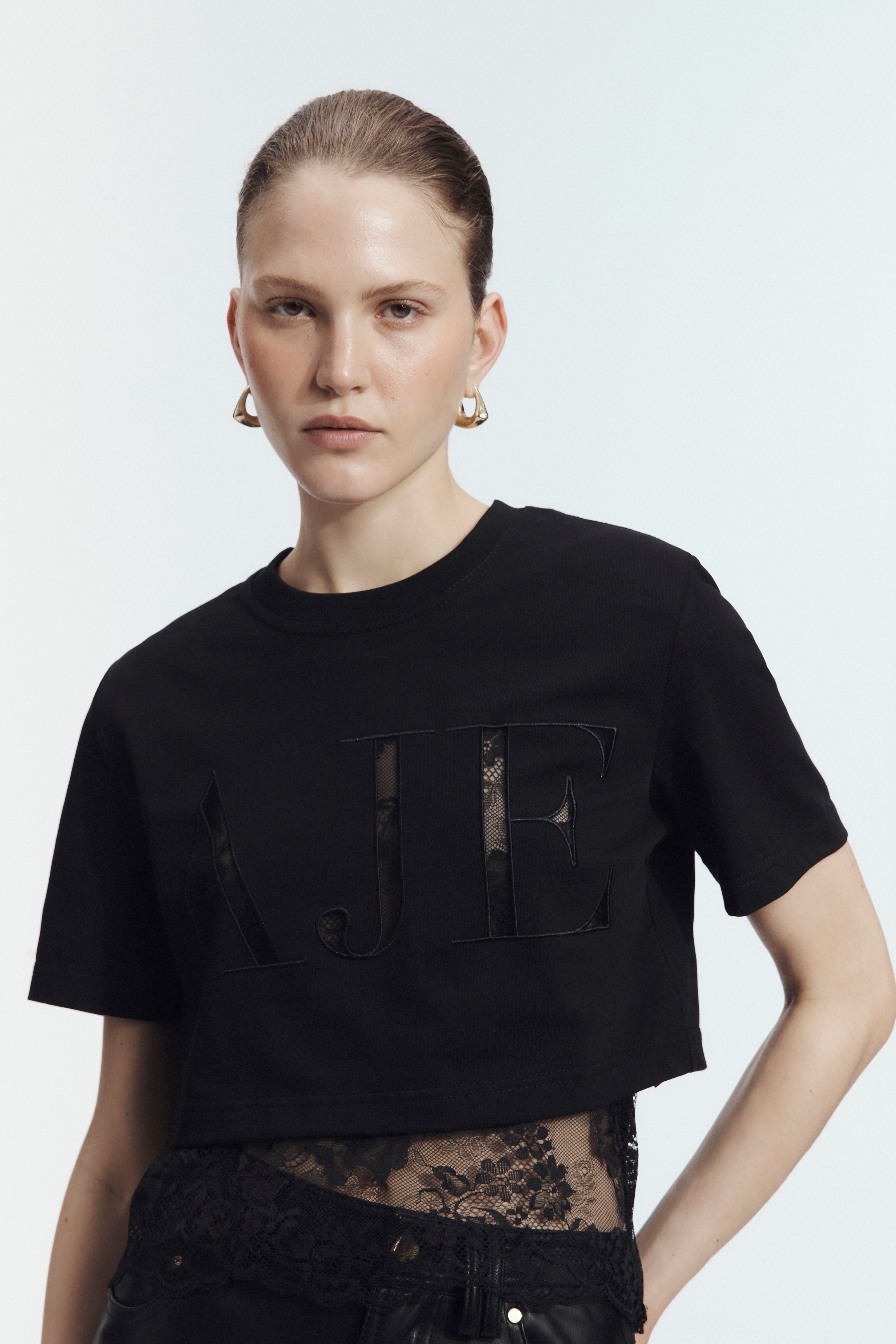 Kayla Lace Underlay Tee