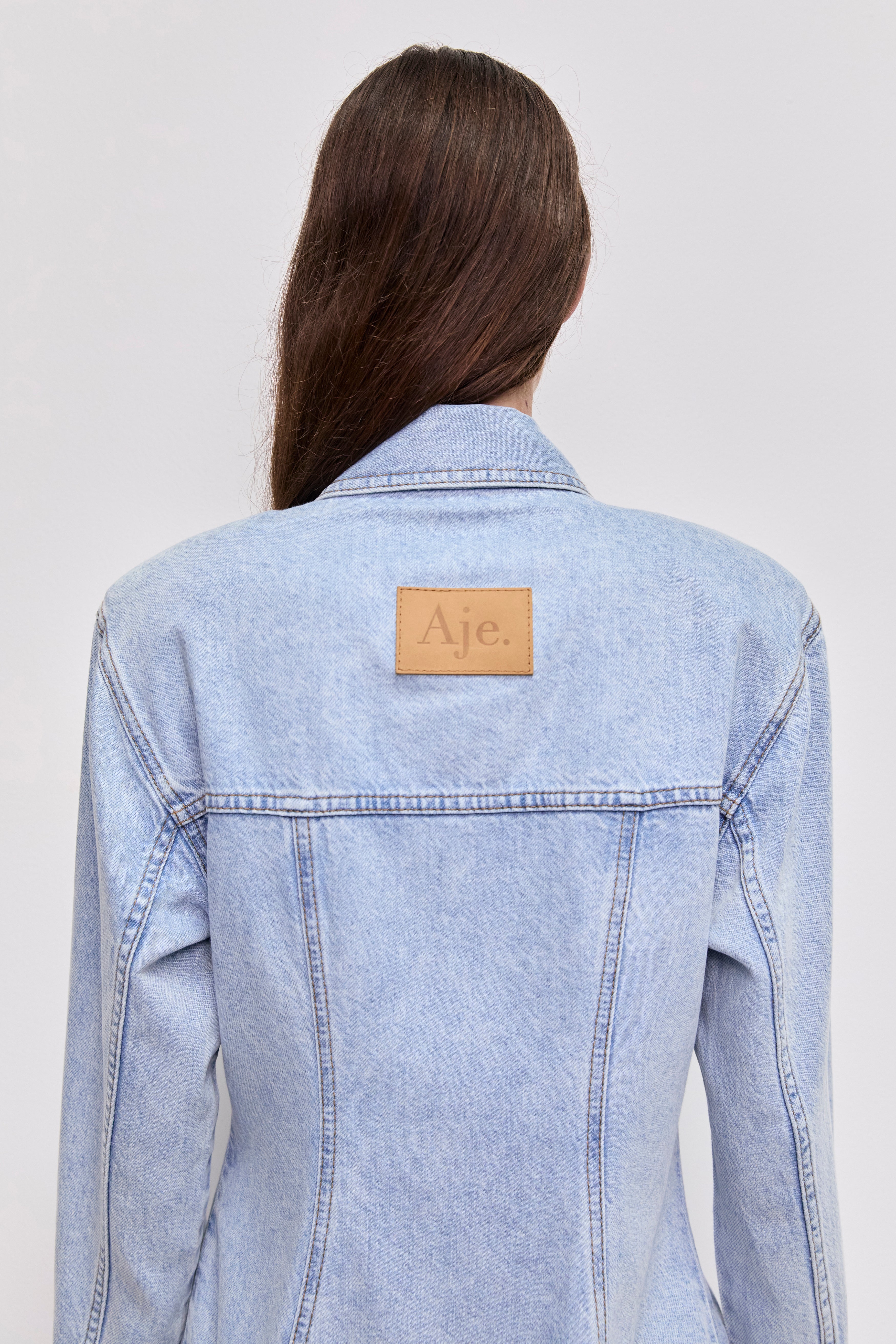 Tia Fitted Denim Shirt
